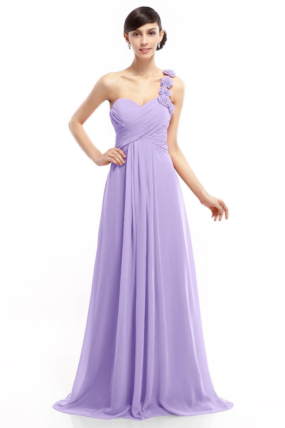 Sheath-Column Floor Length Chiffon Dresses COLT14017 - COCOMELODY