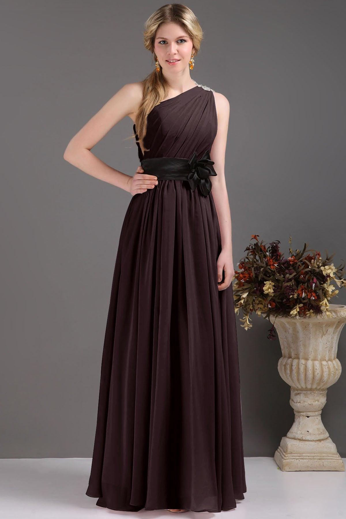 Sheath-Column Floor Length Bridesmaids Dress COSF14001 - COCOMELODY