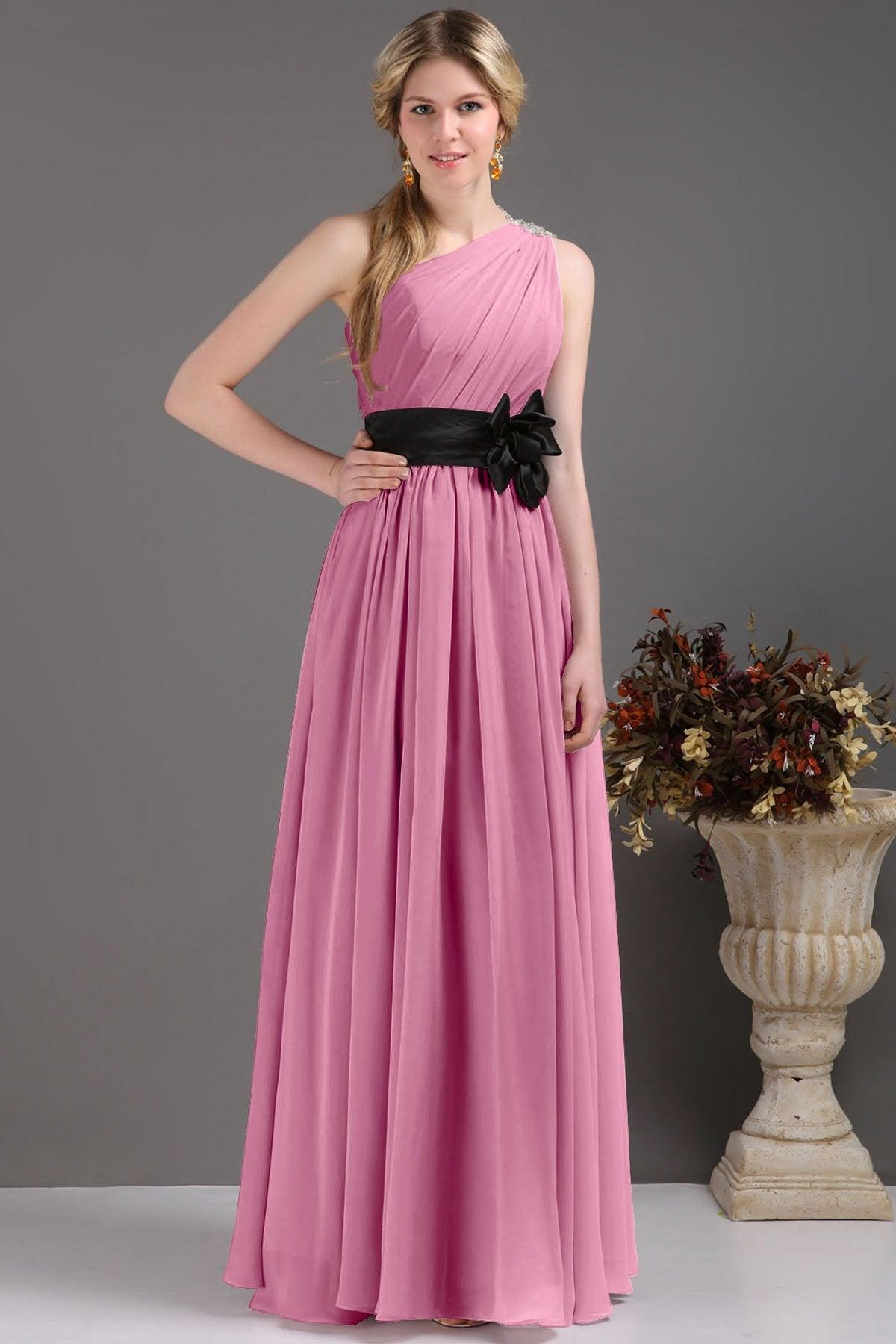 Sheath-Column Floor Length Bridesmaids Dress COSF14001 - COCOMELODY