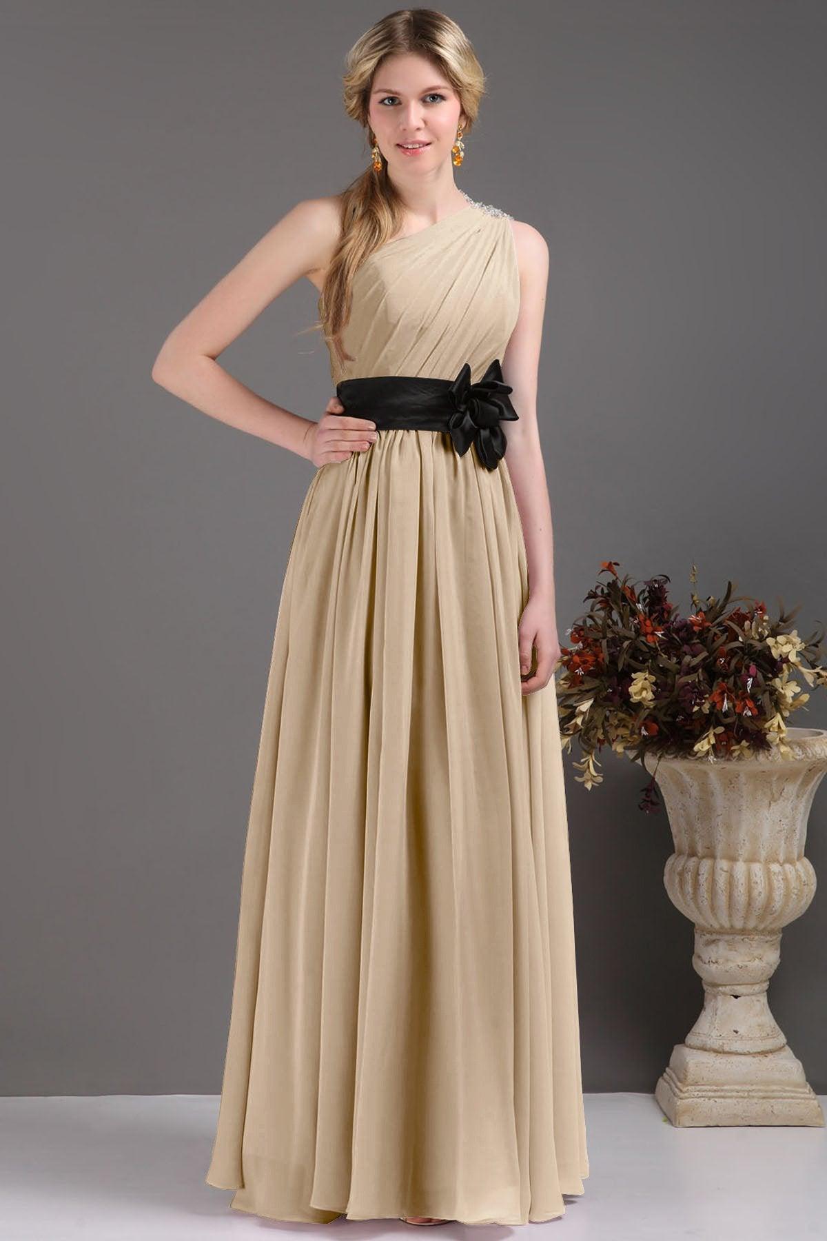 Sheath-Column Floor Length Bridesmaids Dress COSF14001 - COCOMELODY