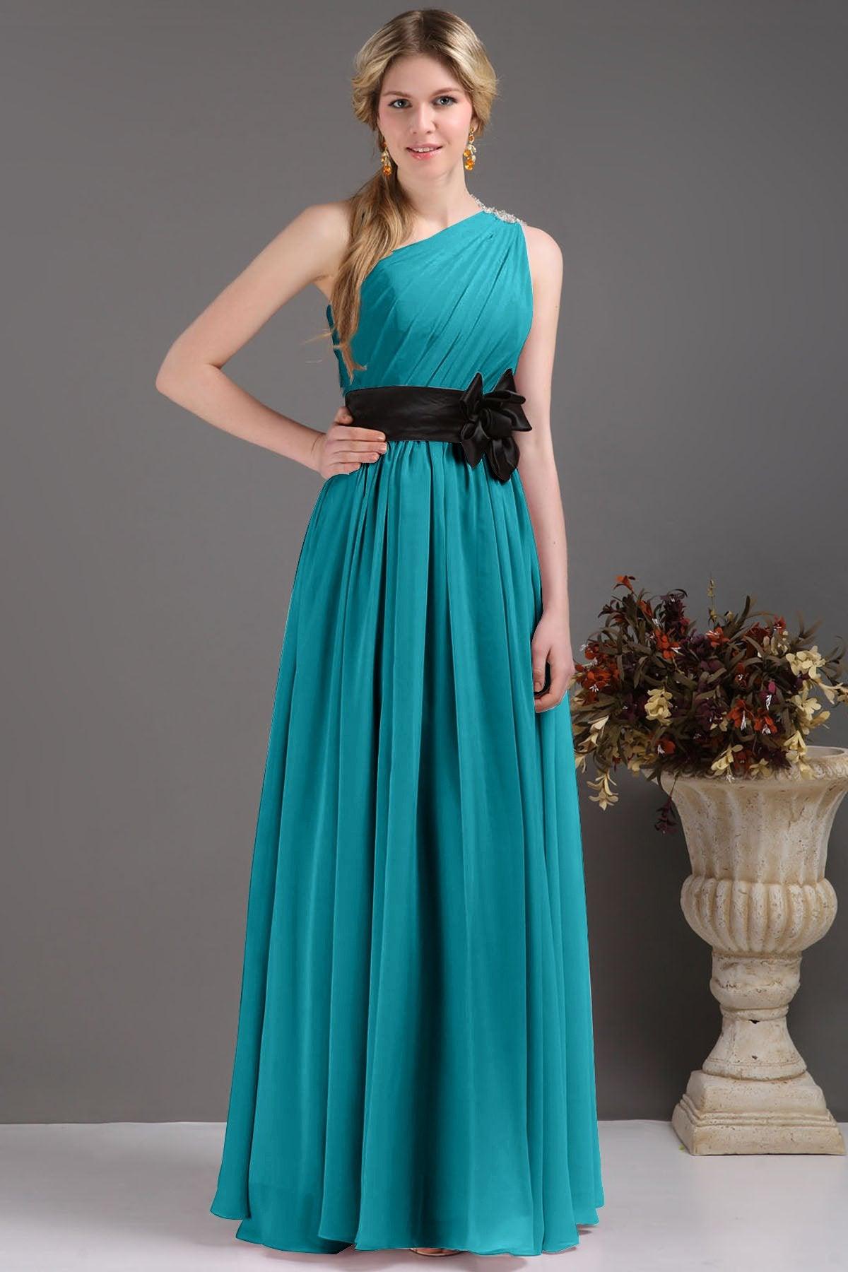 Sheath-Column Floor Length Bridesmaids Dress COSF14001 - COCOMELODY
