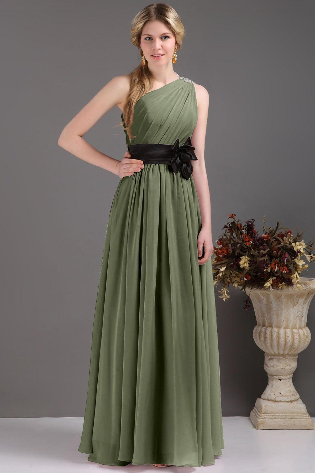 Sheath-Column Floor Length Bridesmaids Dress COSF14001 - COCOMELODY