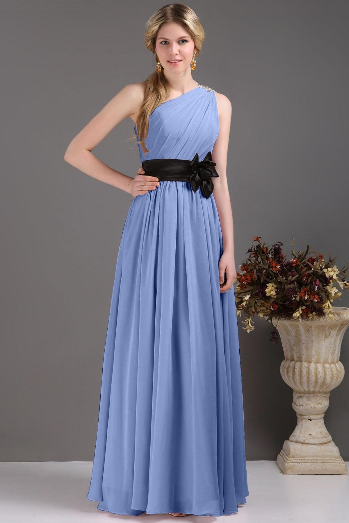 Sheath-Column Floor Length Bridesmaids Dress COSF14001 - COCOMELODY