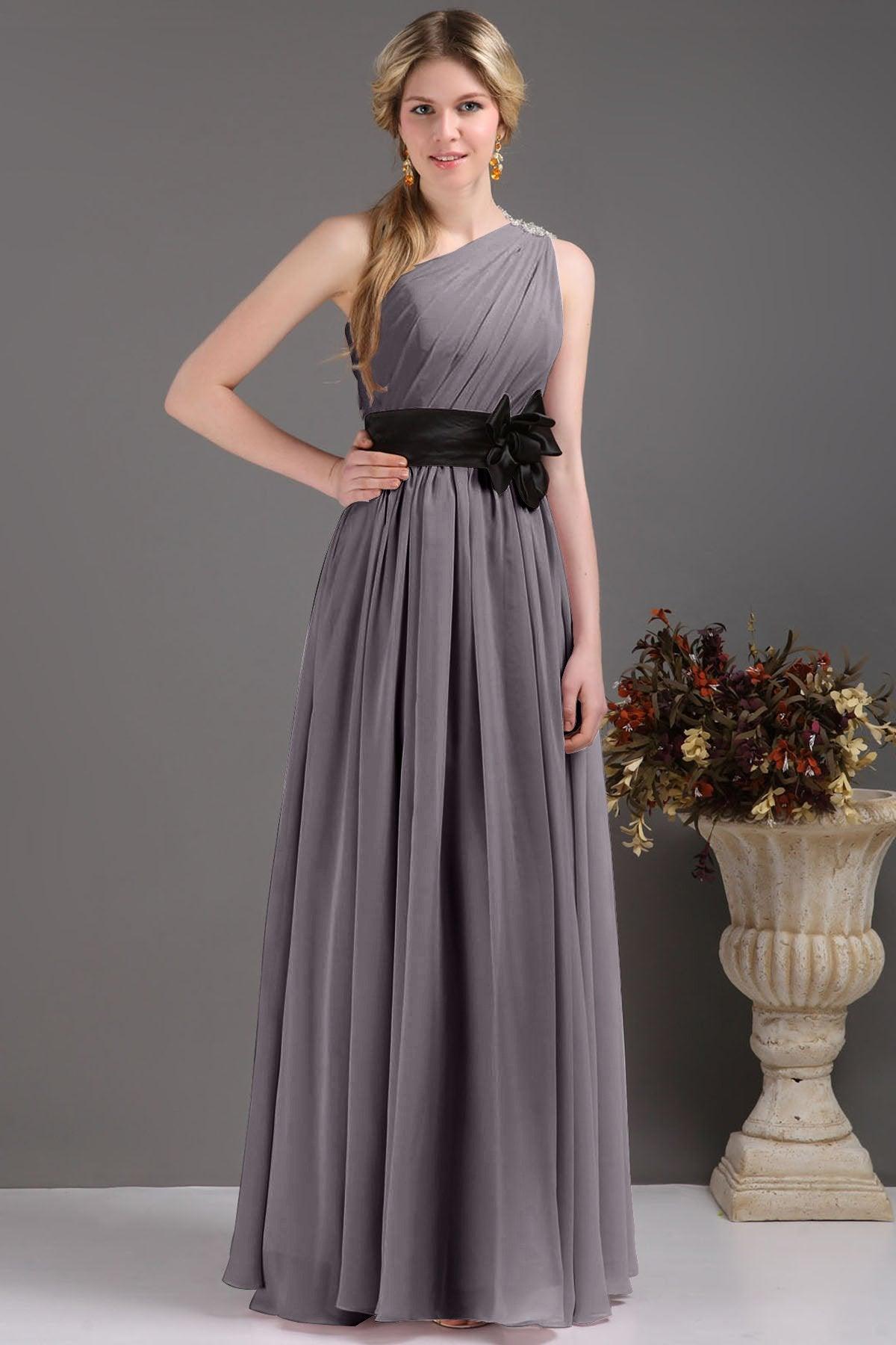 Sheath-Column Floor Length Bridesmaids Dress COSF14001 - COCOMELODY