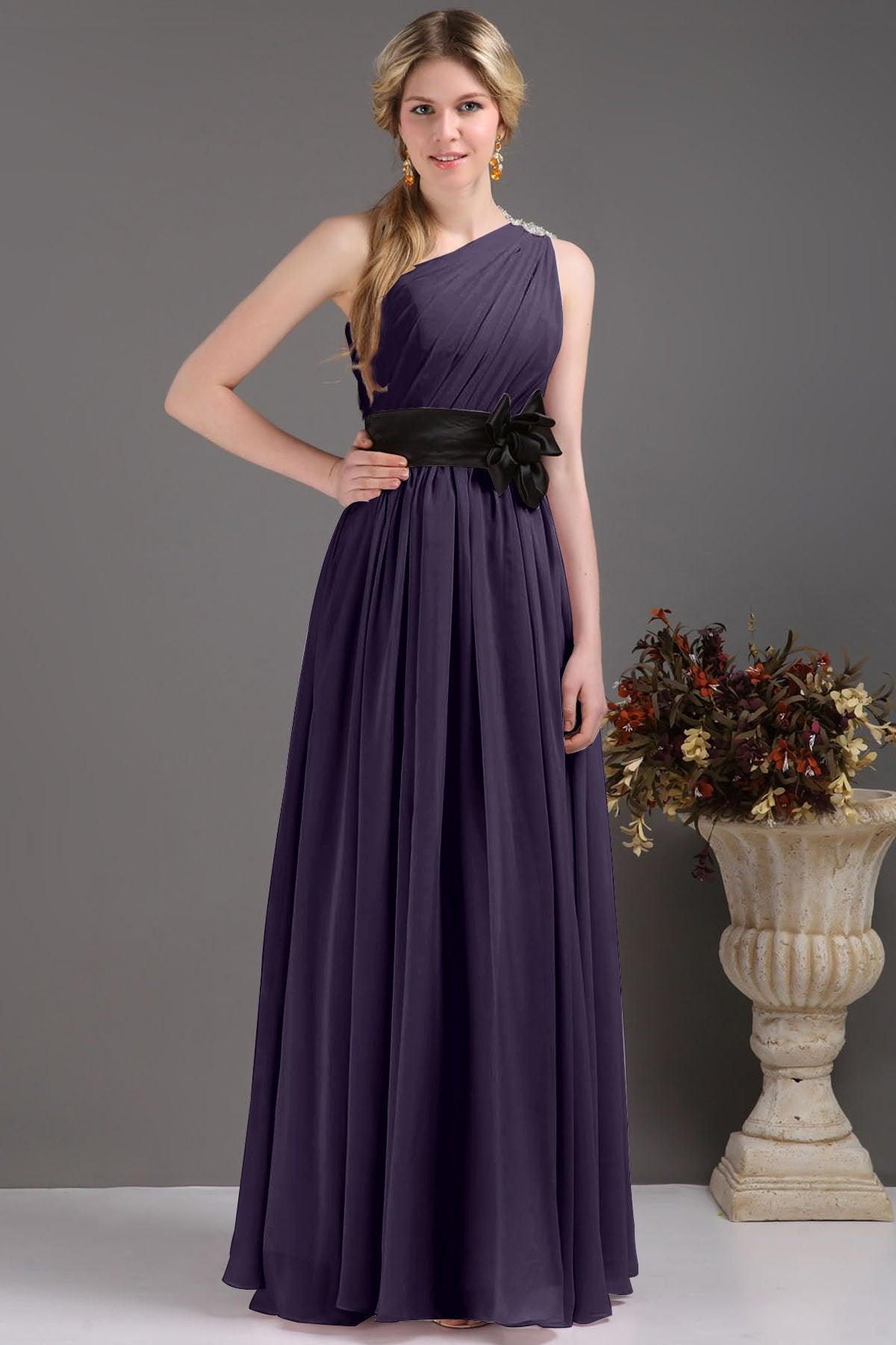 Sheath-Column Floor Length Bridesmaids Dress COSF14001 - COCOMELODY
