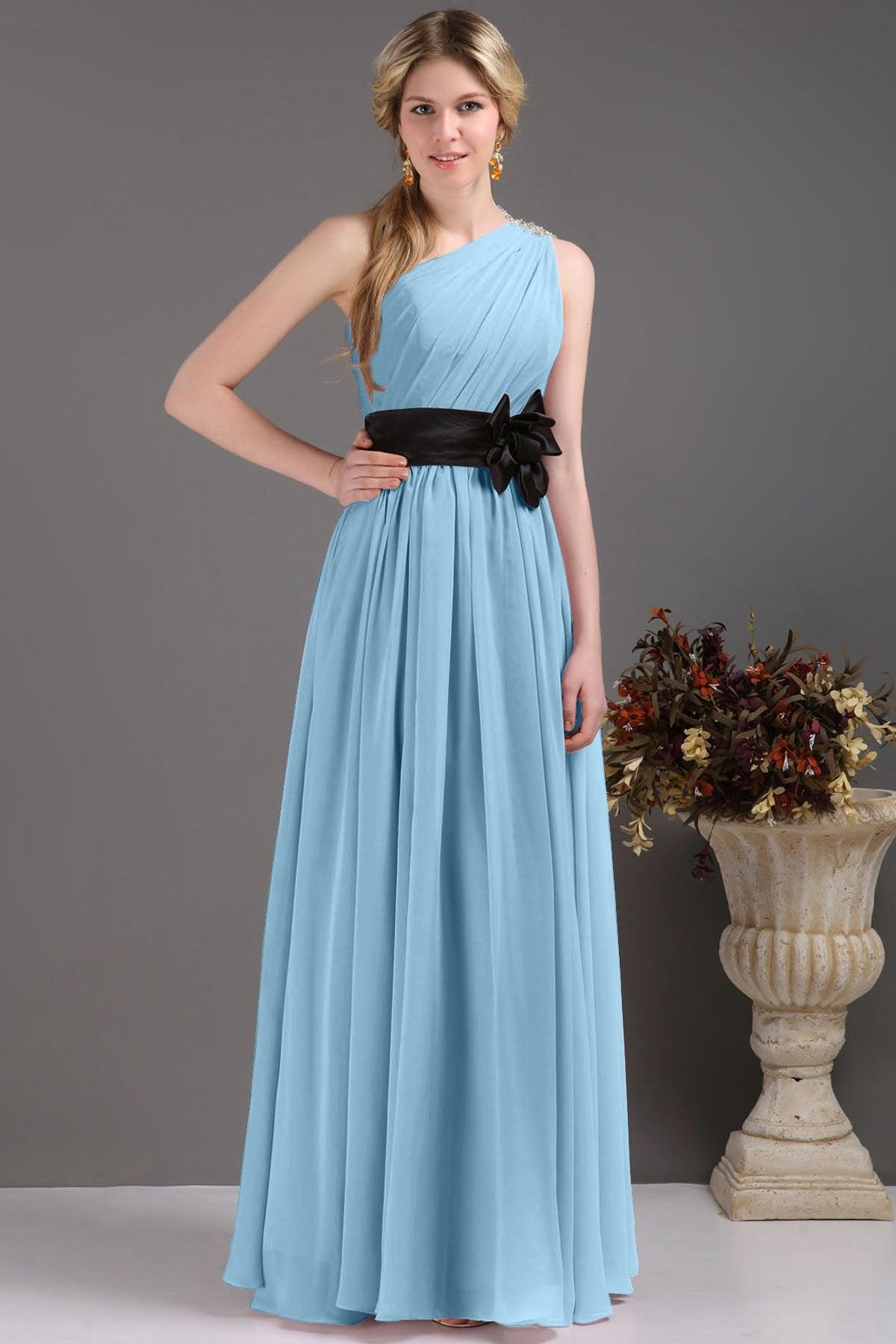 Sheath-Column Floor Length Bridesmaids Dress COSF14001 - COCOMELODY