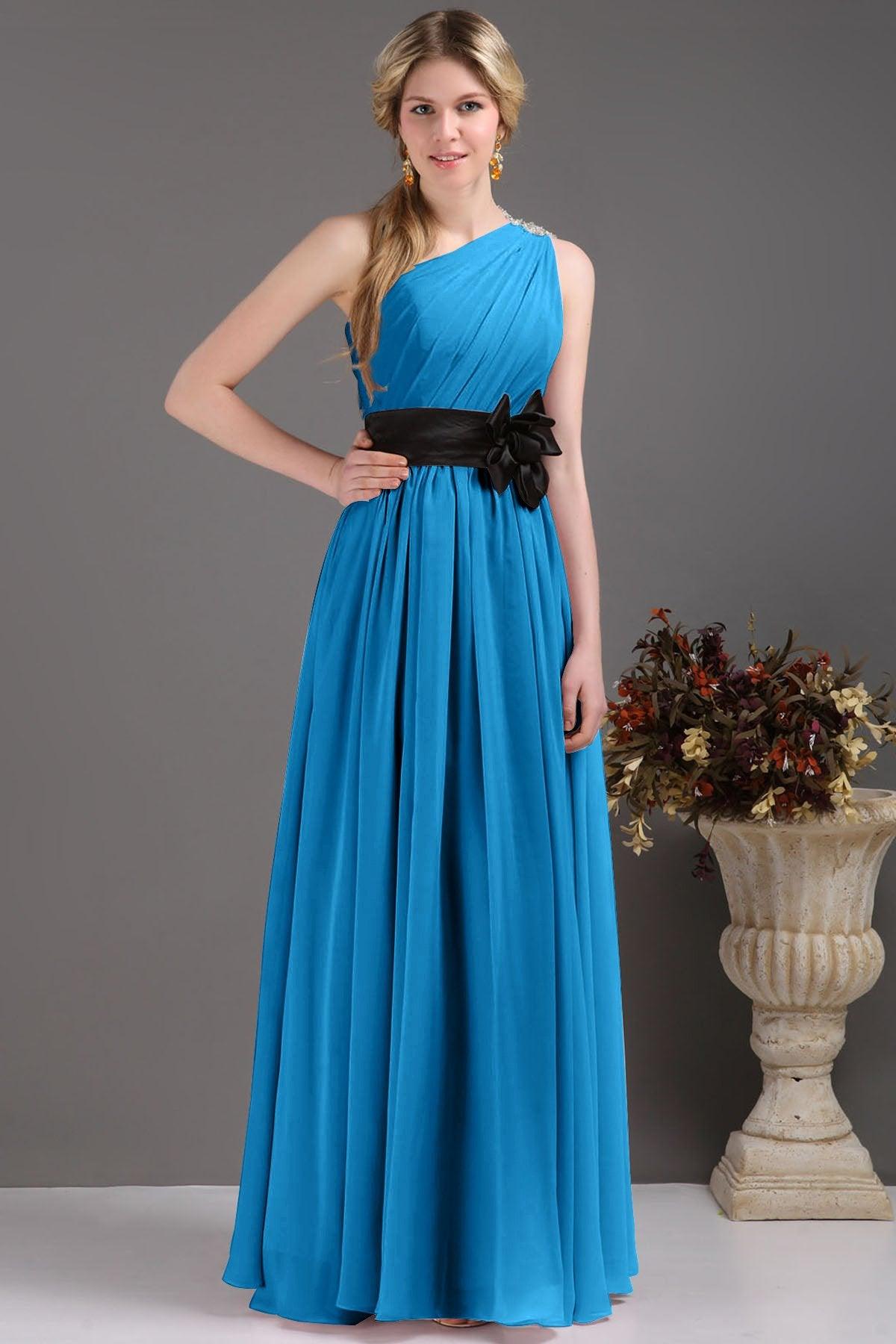 Sheath-Column Floor Length Bridesmaids Dress COSF14001 - COCOMELODY