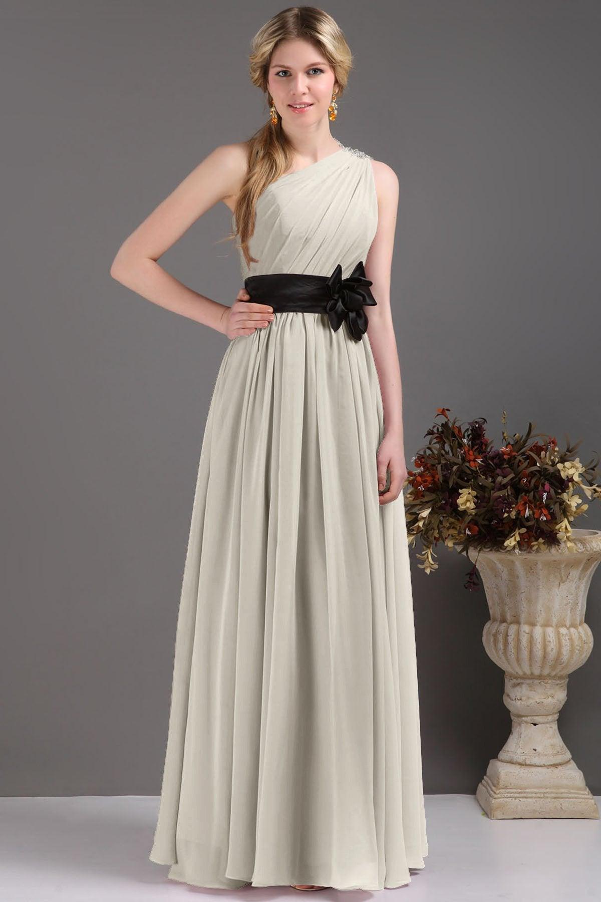 Sheath-Column Floor Length Bridesmaids Dress COSF14001 - COCOMELODY