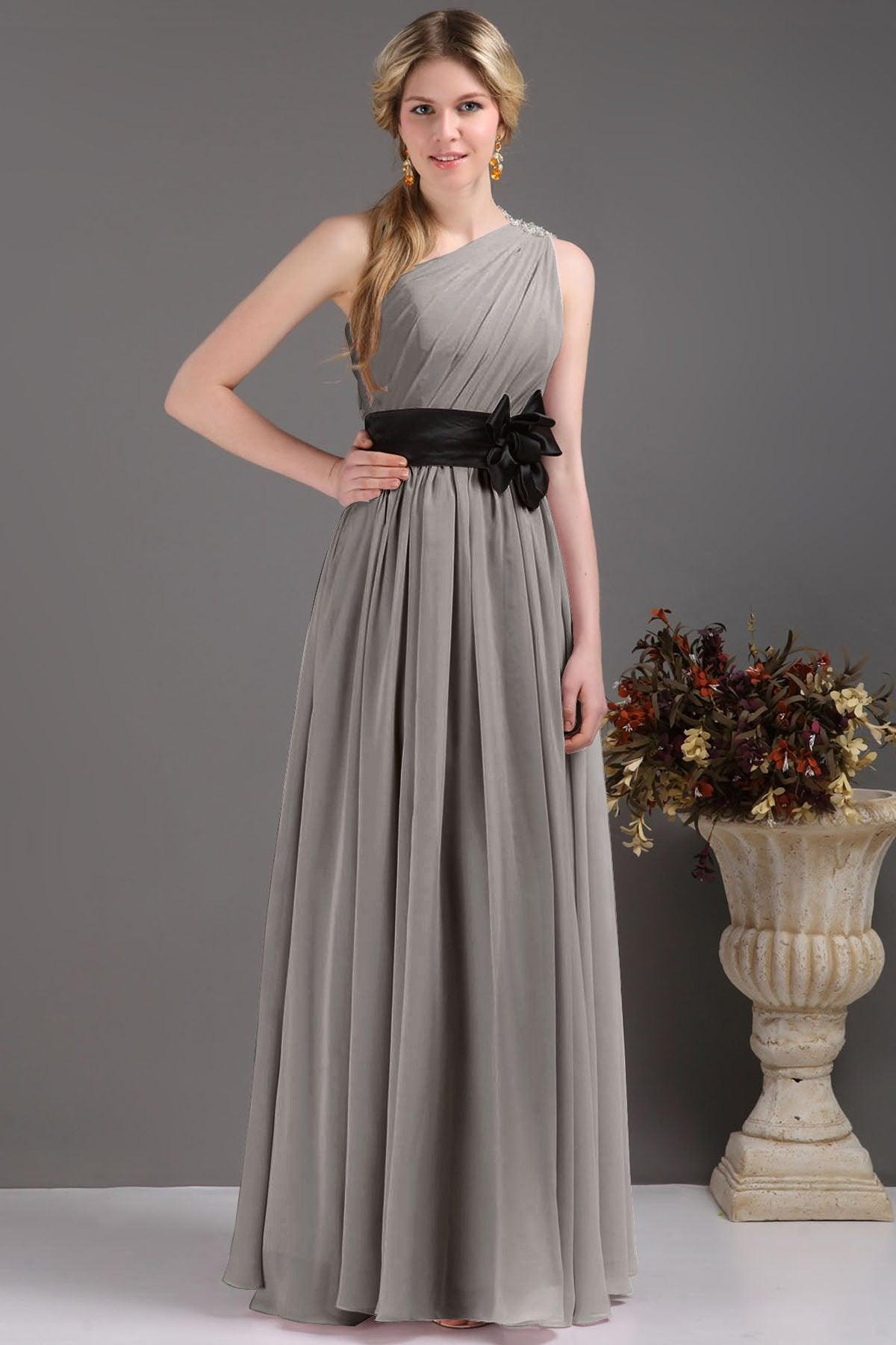 Sheath-Column Floor Length Bridesmaids Dress COSF14001 - COCOMELODY