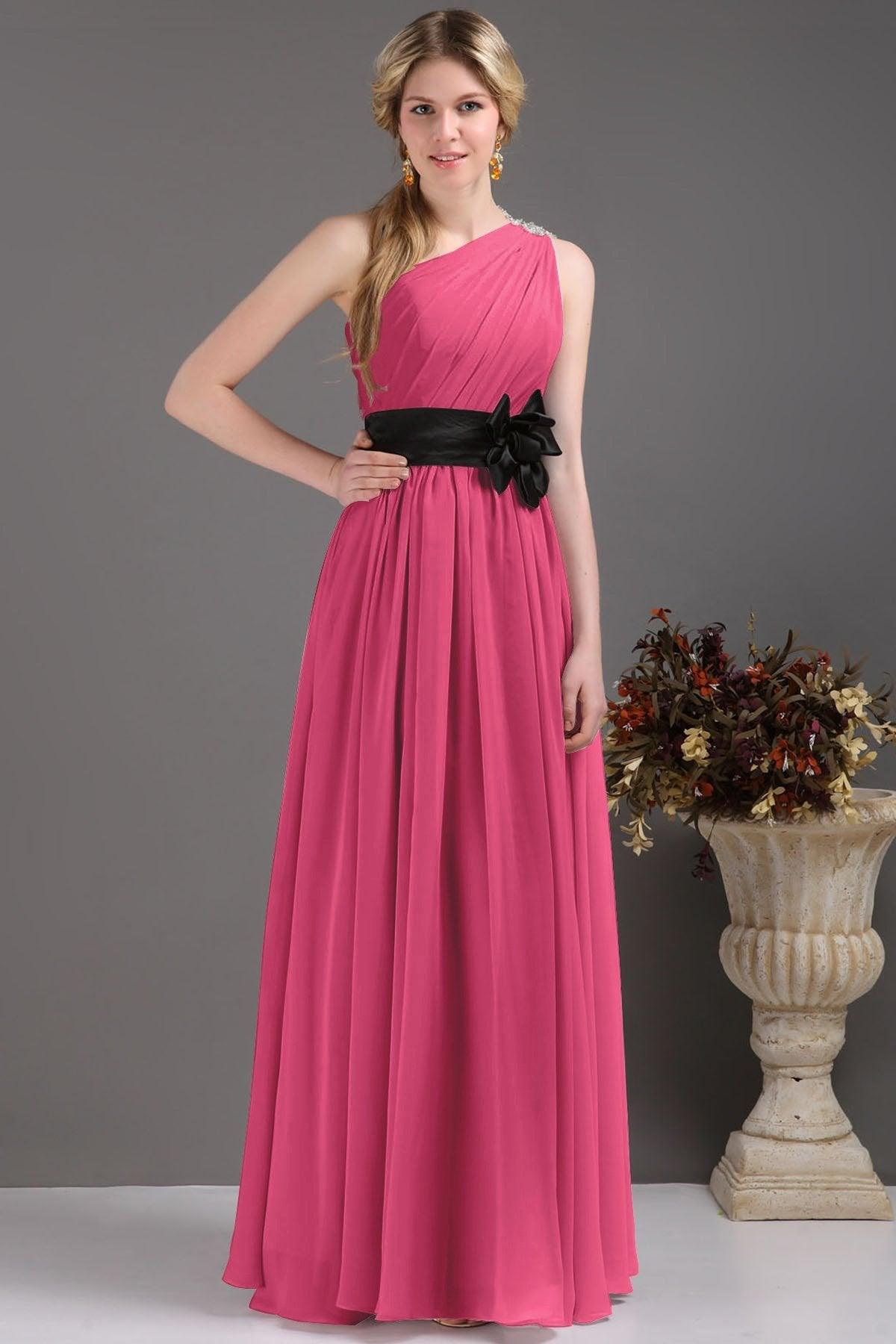 Sheath-Column Floor Length Bridesmaids Dress COSF14001 - COCOMELODY