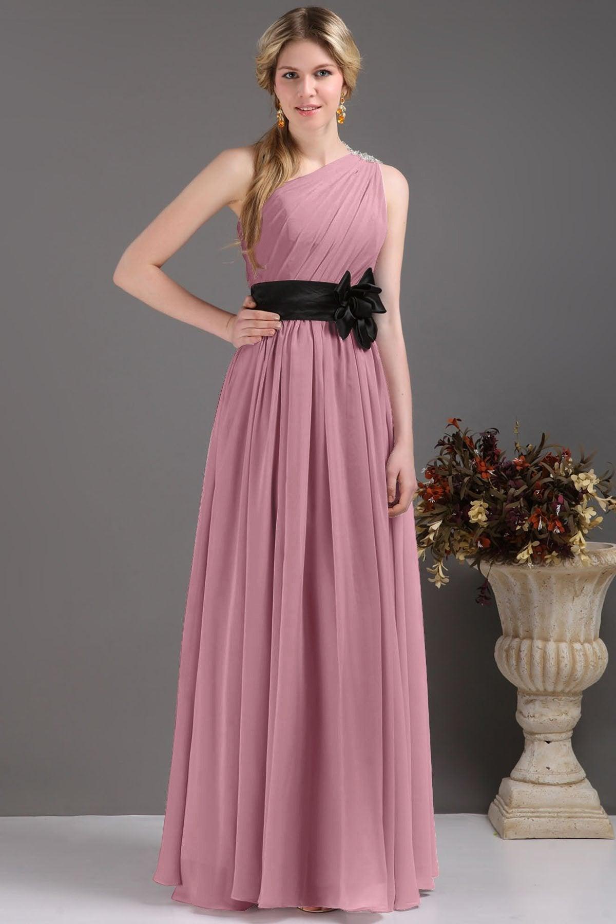 Sheath-Column Floor Length Bridesmaids Dress COSF14001 - COCOMELODY