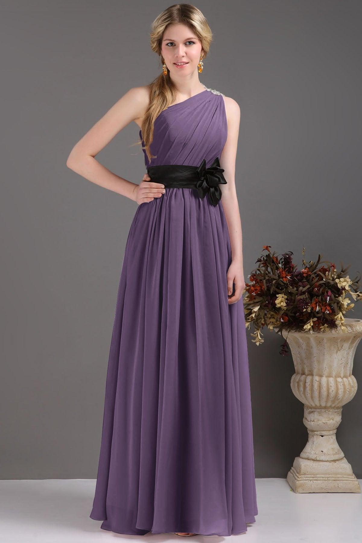 Sheath-Column Floor Length Bridesmaids Dress COSF14001 - COCOMELODY
