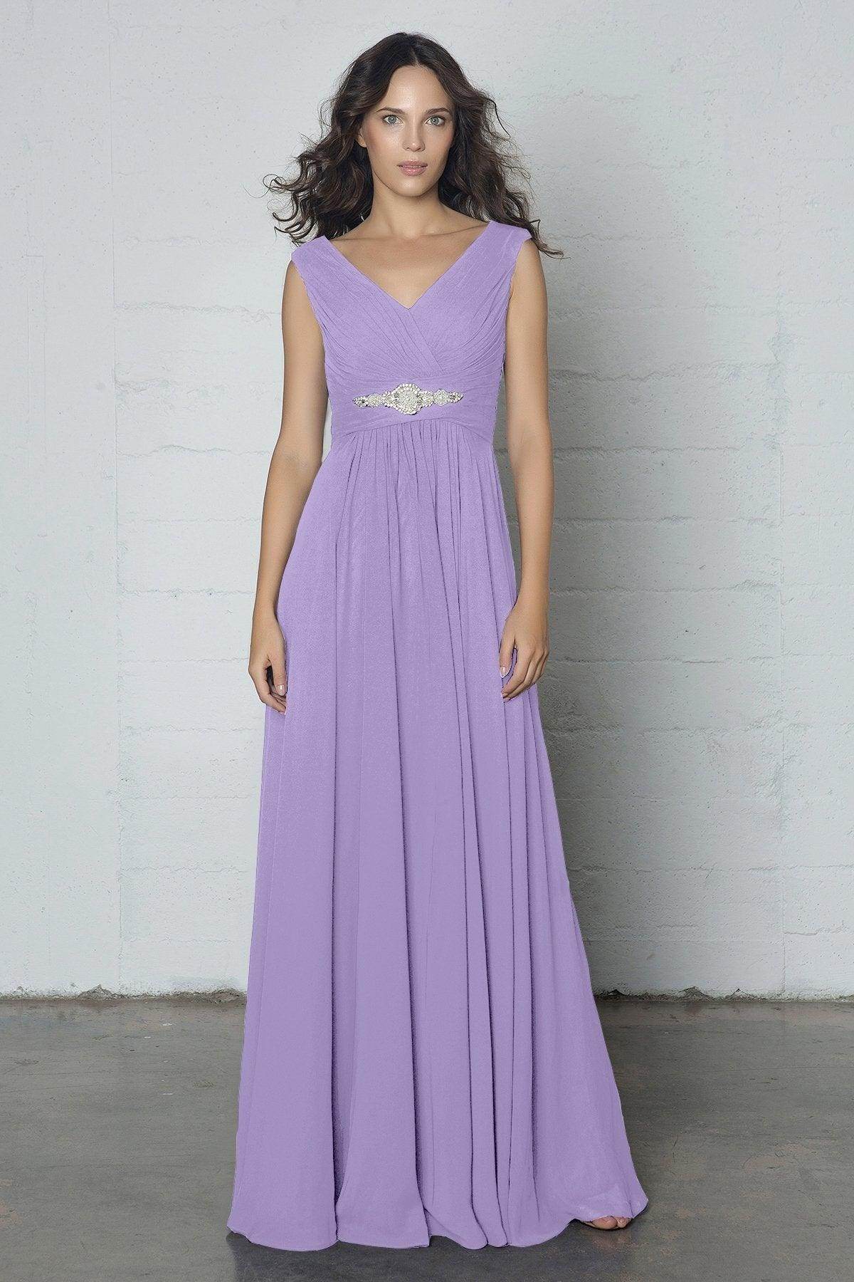 Sheath-Column Floor Length Chiffon Dress COZF14002 - COCOMELODY