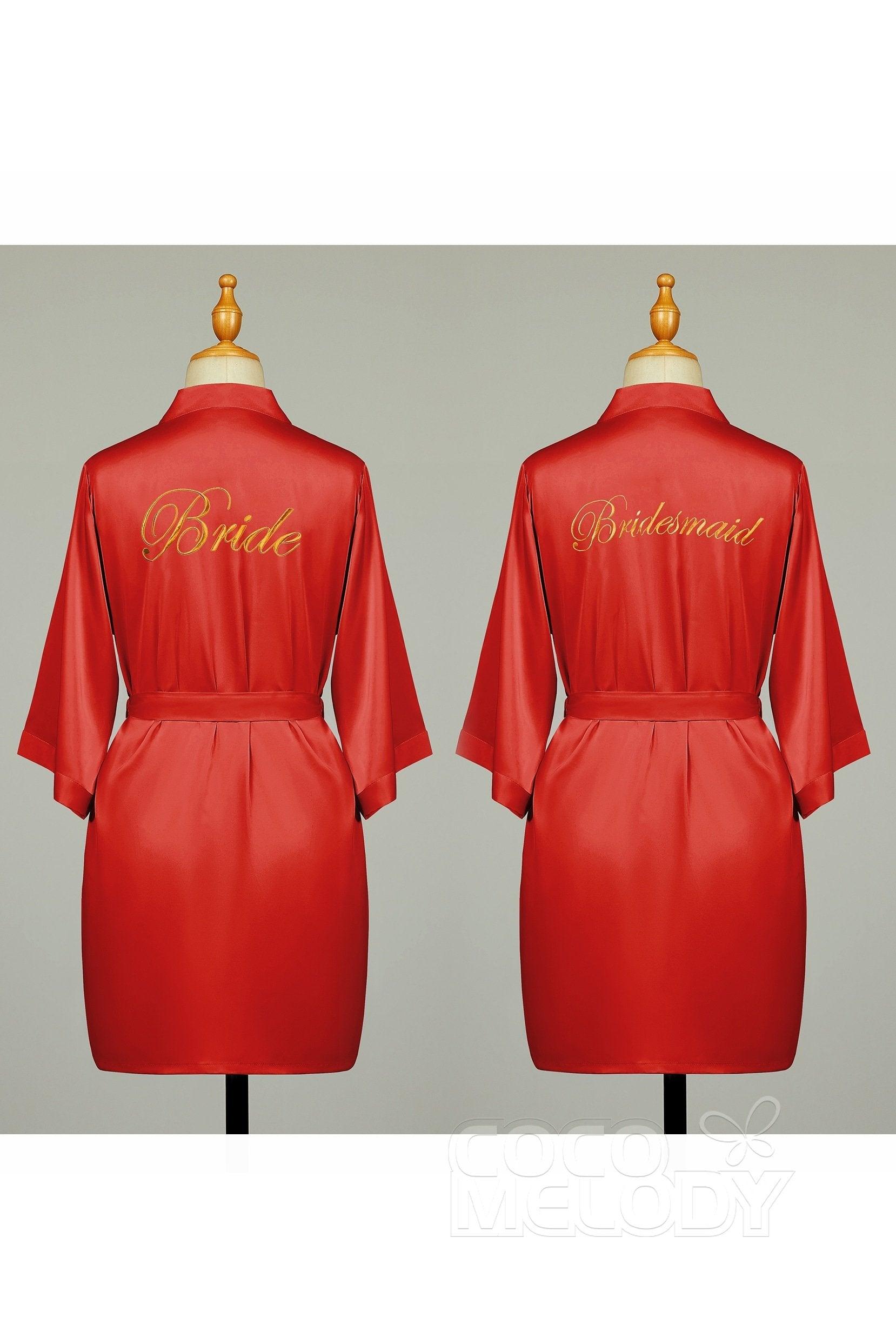 Long Chiffon Wedding Robes CZ0180 - COCOMELODY