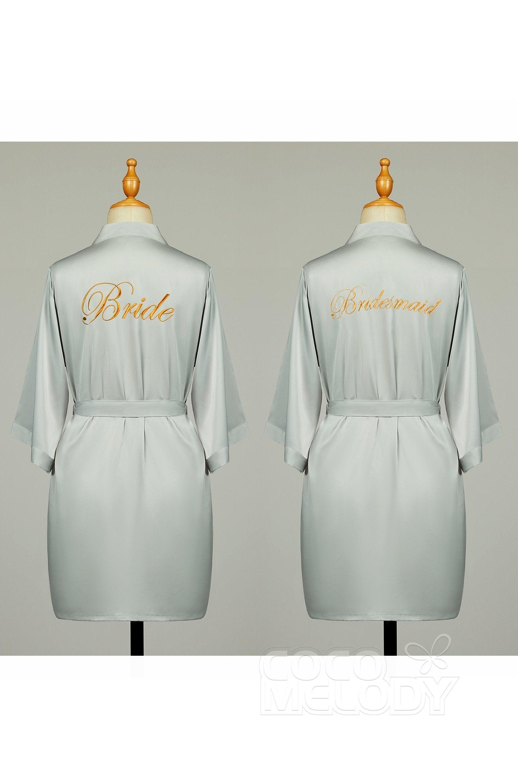 Long Chiffon Wedding Robes CZ0180 - COCOMELODY