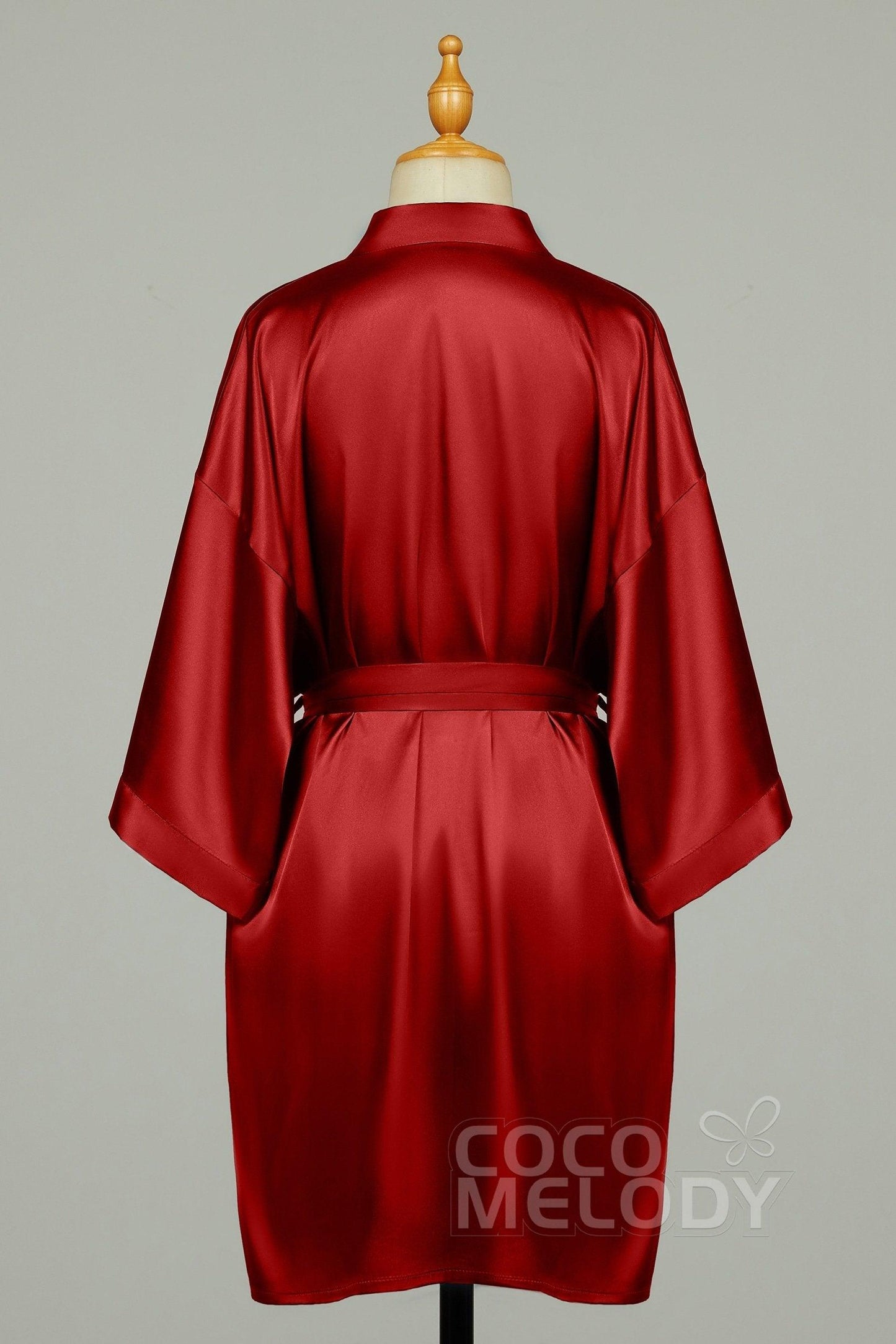 Short Silk-Like Robes CZ0204