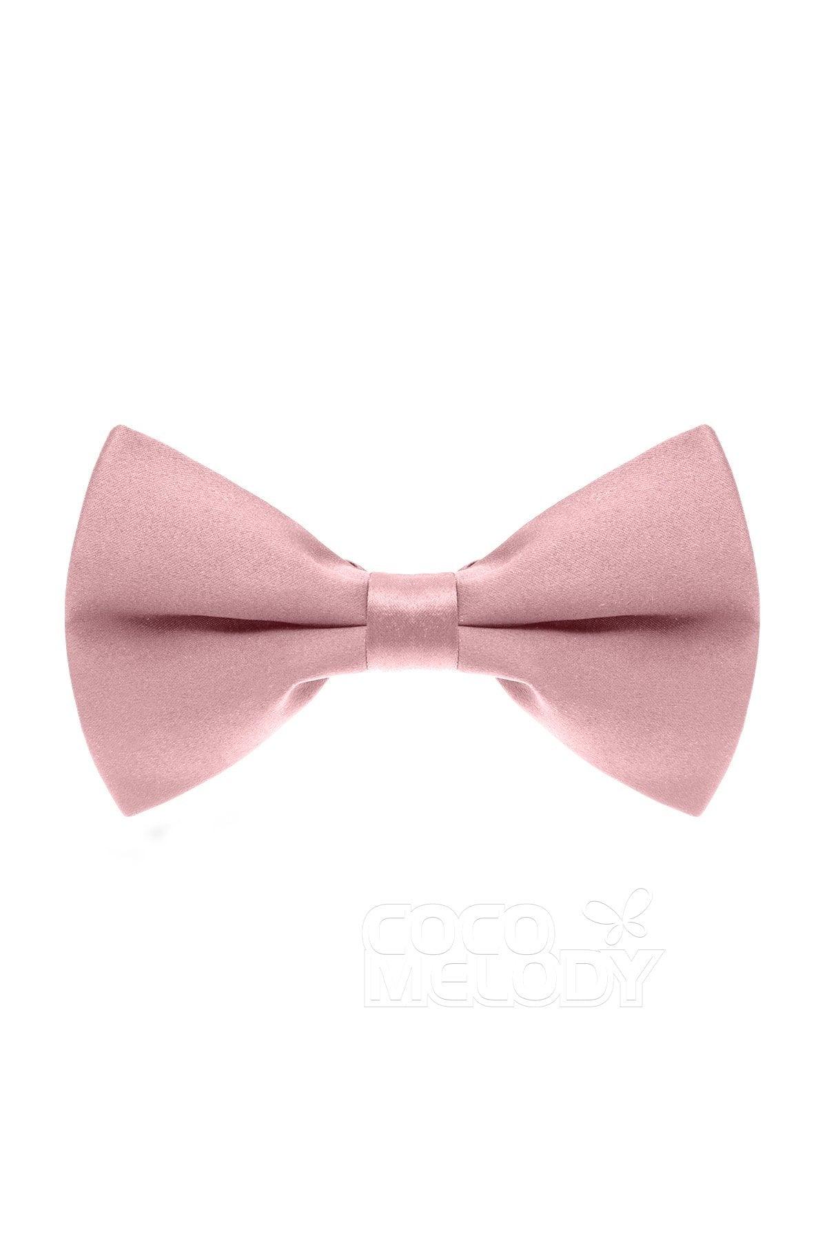Men's Elastic Silk Like Satin Bow Ties CZ170016 - COCOMELODY