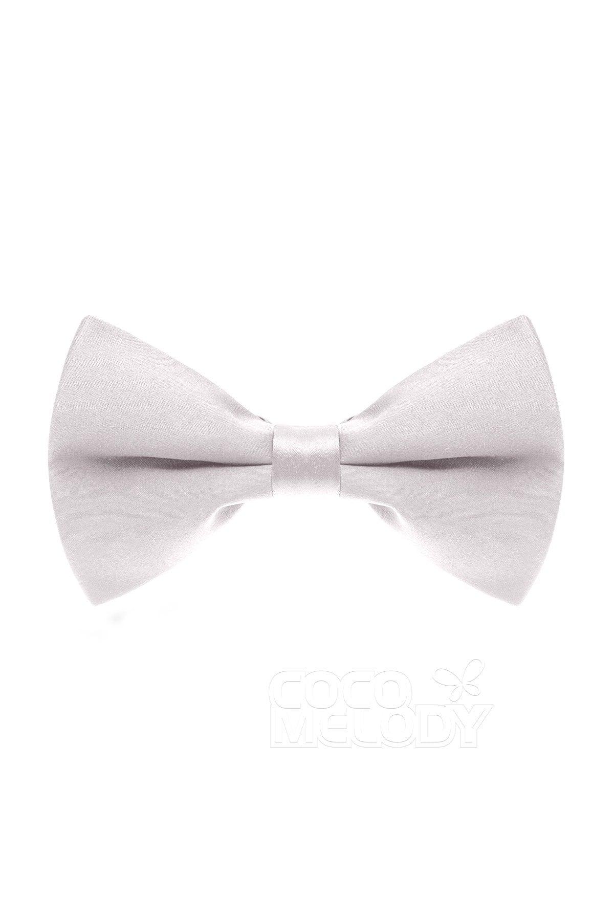 Men's Elastic Silk Like Satin Bow Ties CZ170016 - COCOMELODY