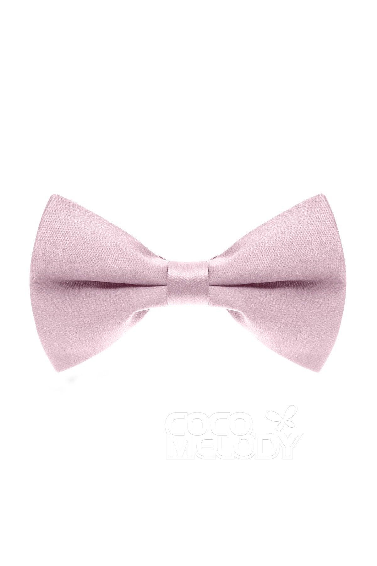 Men's Elastic Silk Like Satin Bow Ties CZ170016 - COCOMELODY