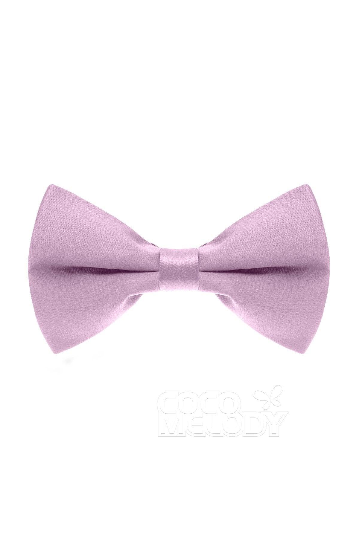 Men's Elastic Silk Like Satin Bow Ties CZ170016 - COCOMELODY
