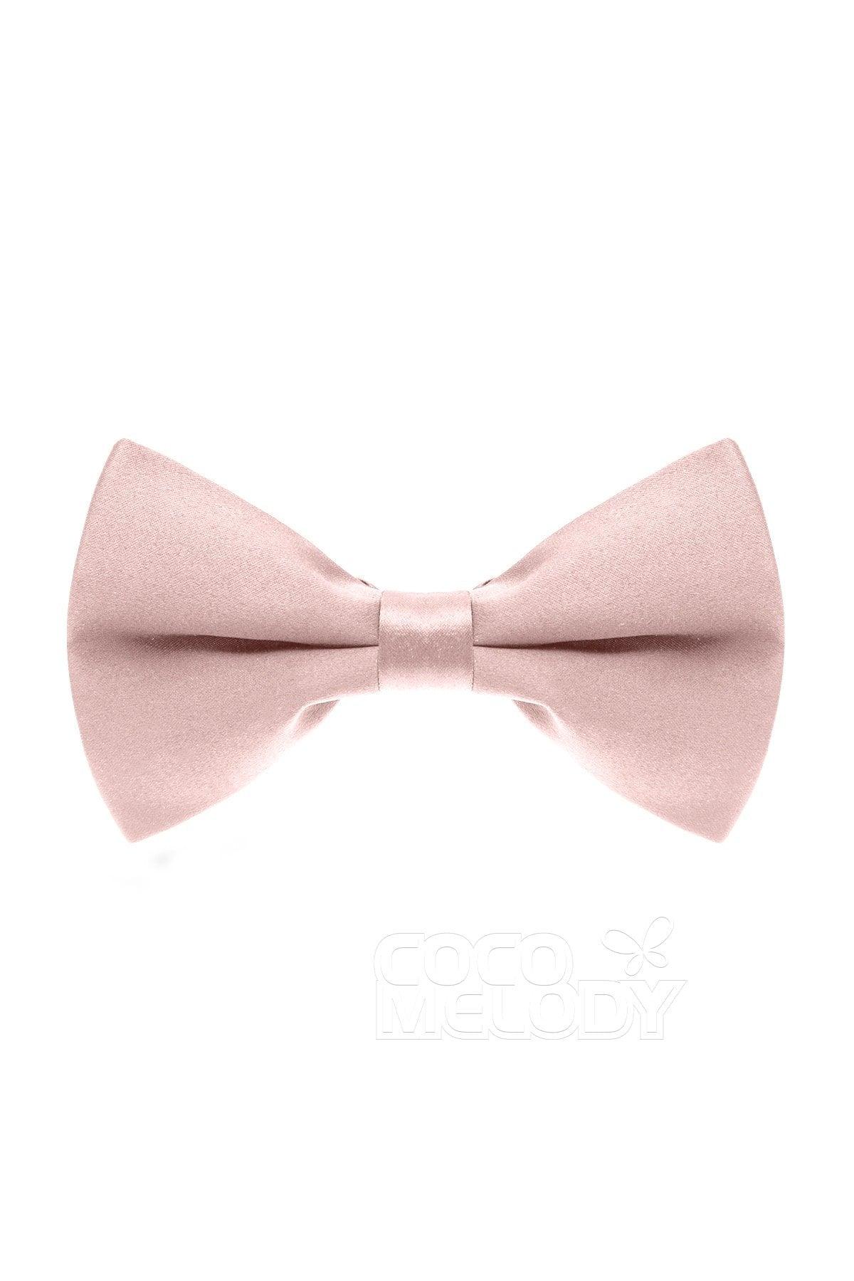 Men's Elastic Silk Like Satin Bow Ties CZ170016 - COCOMELODY