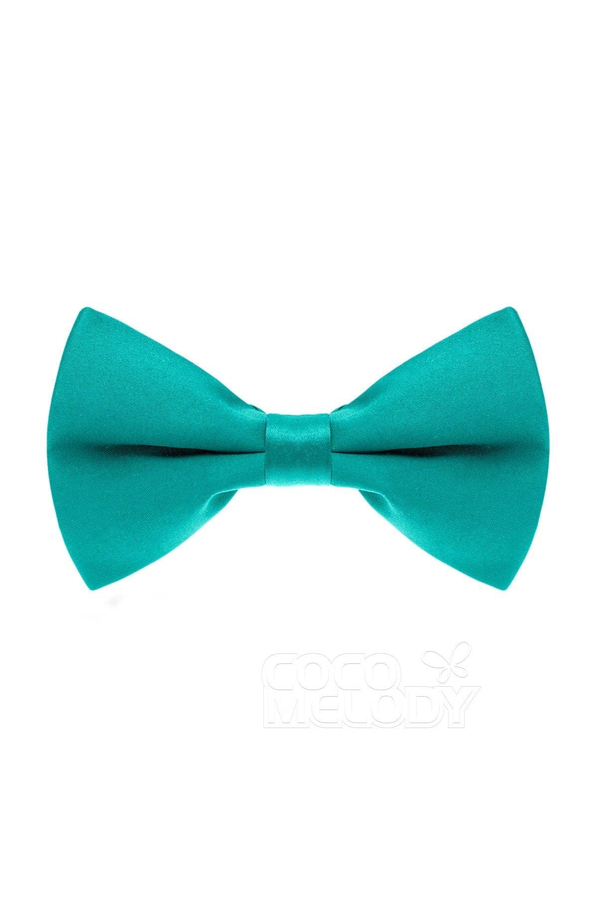 Men's Elastic Silk Like Satin Bow Ties CZ170016 - COCOMELODY