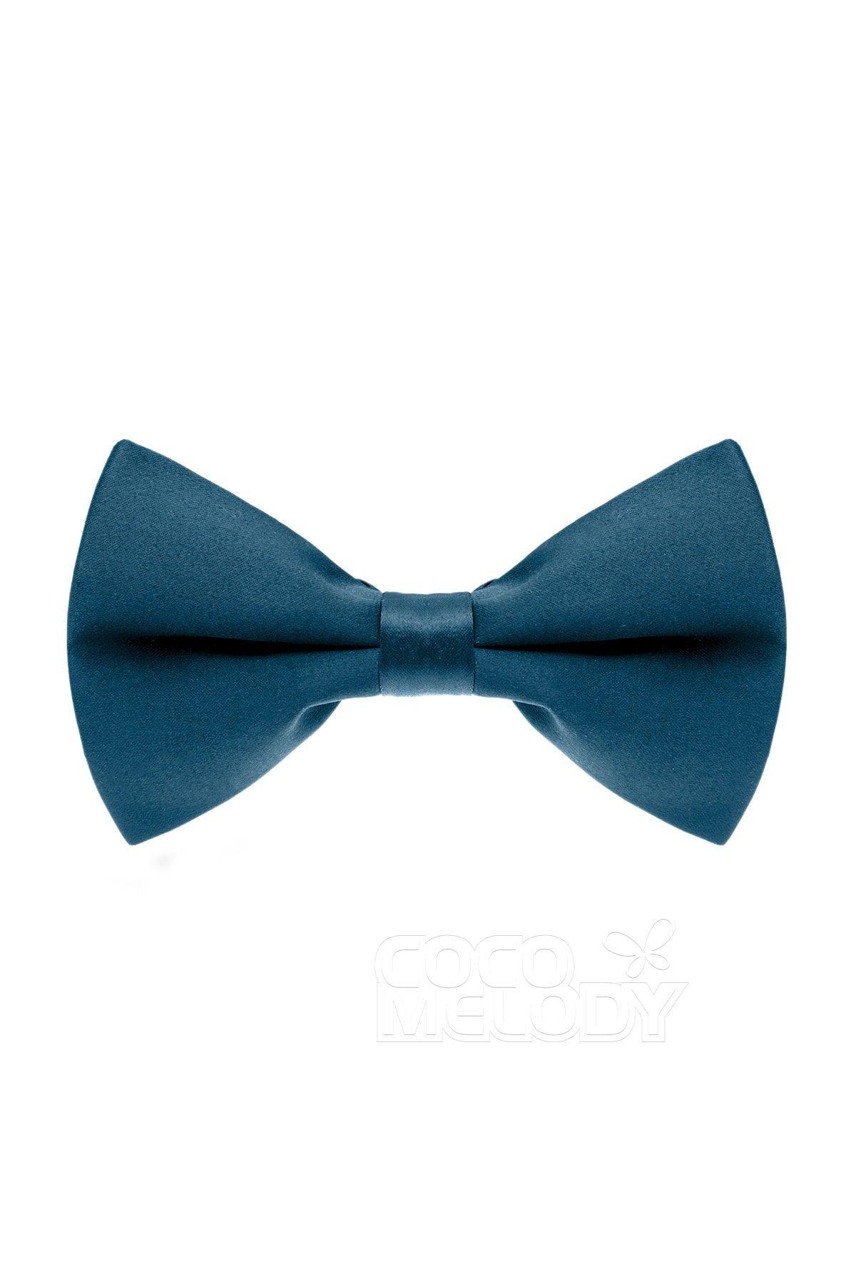 Men's Elastic Silk Like Satin Bow Ties CZ170016 - COCOMELODY