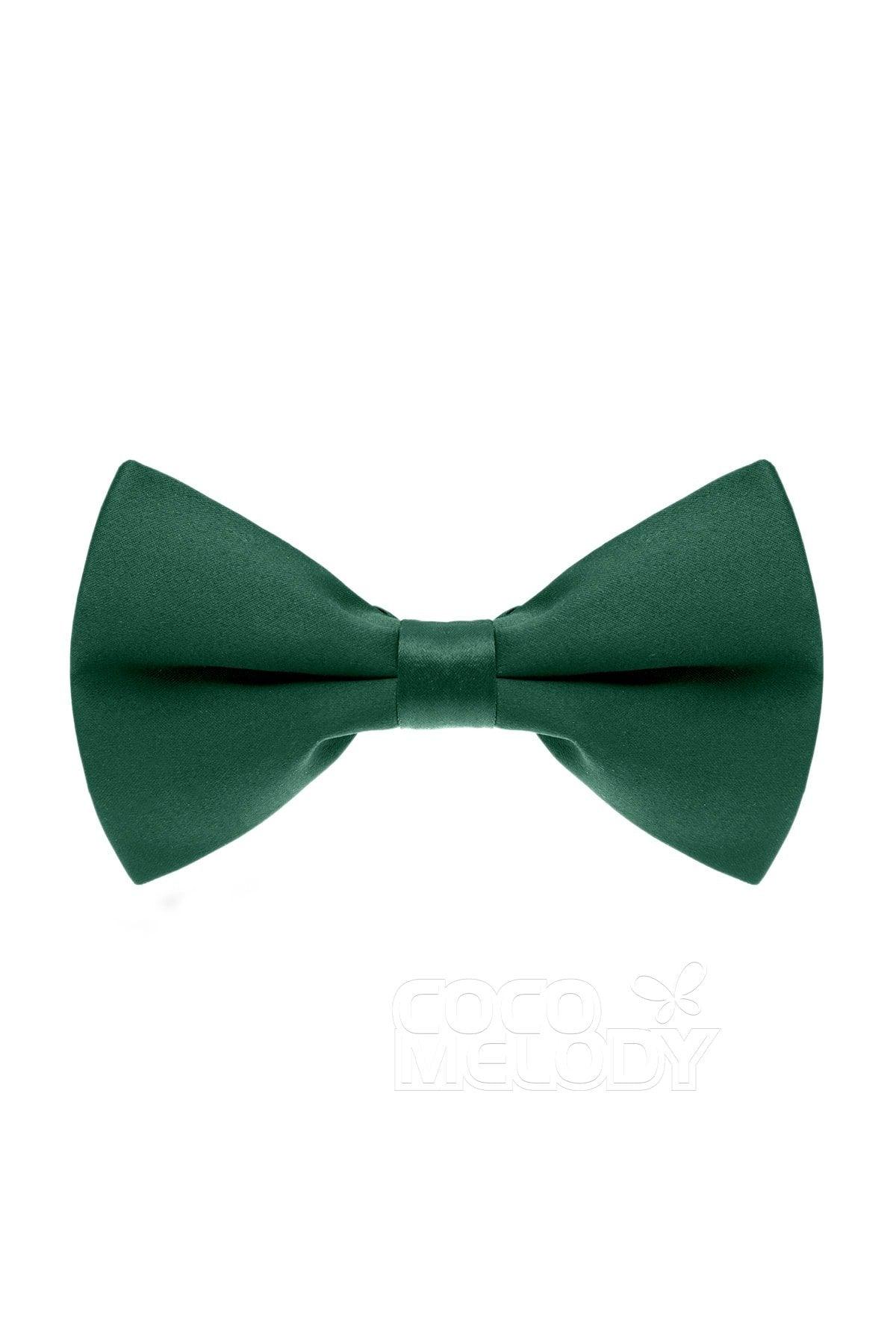 Men's Elastic Silk Like Satin Bow Ties CZ170016 - COCOMELODY