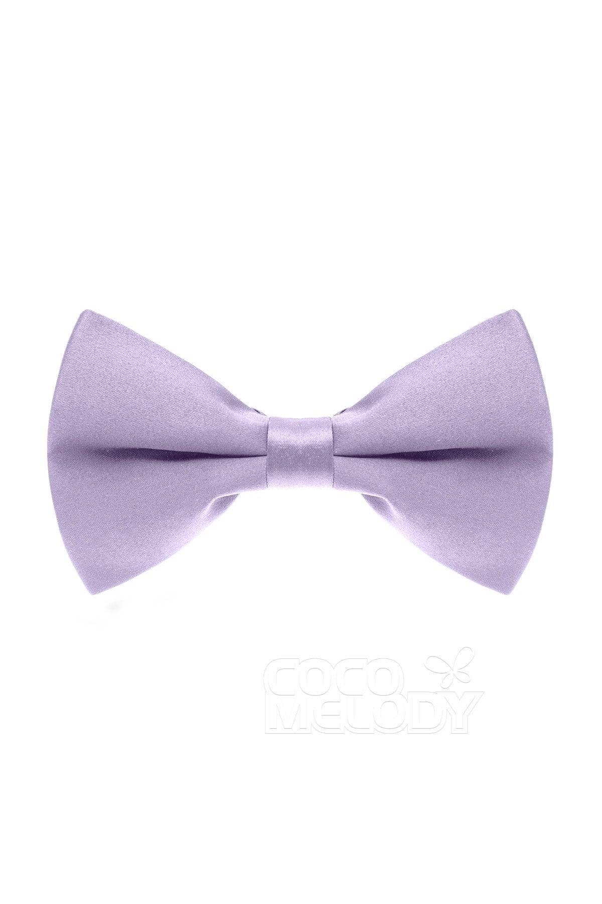 Men's Elastic Silk Like Satin Bow Ties CZ170016 - COCOMELODY