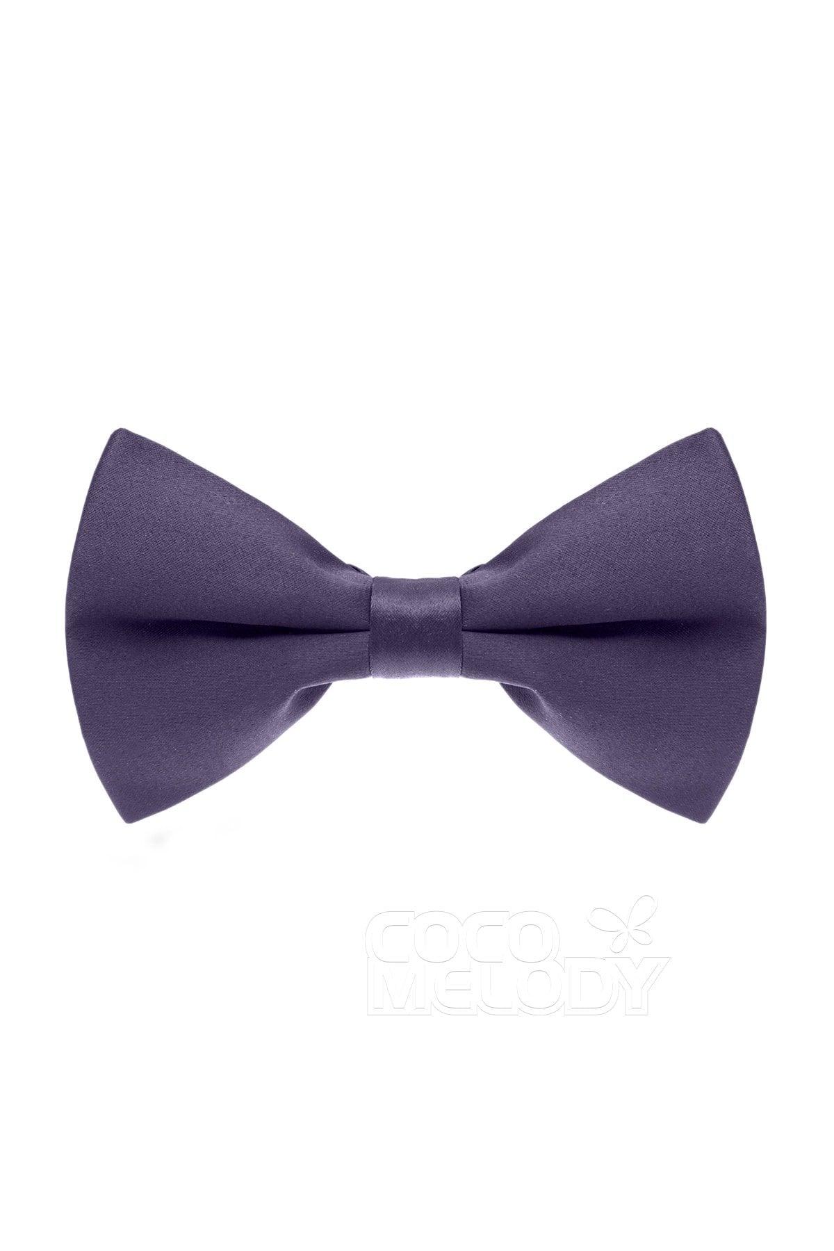 Men's Elastic Silk Like Satin Bow Ties CZ170016 - COCOMELODY