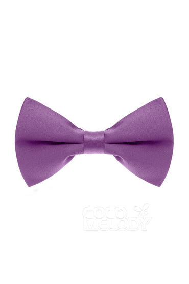 Men's Elastic Silk Like Satin Bow Ties CZ170016 - COCOMELODY