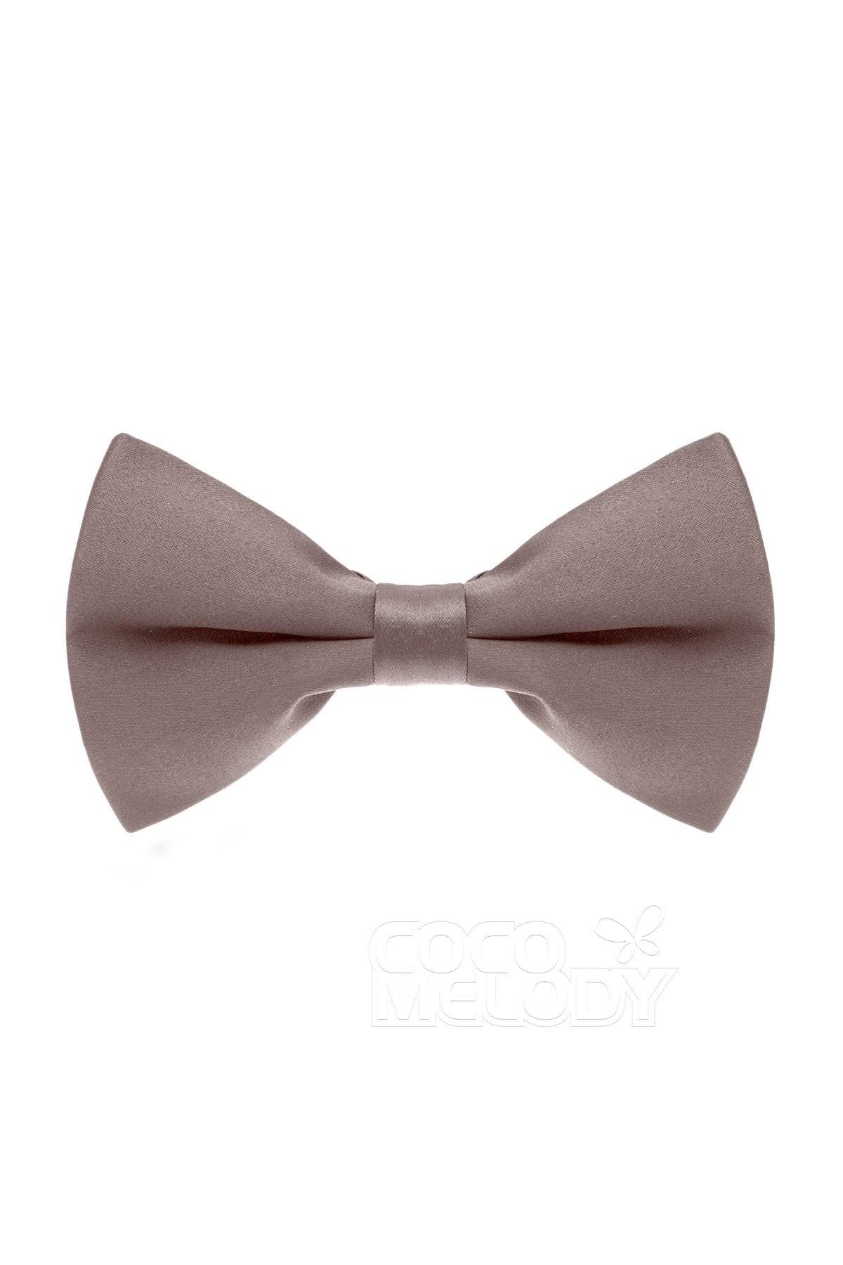 Men's Elastic Silk Like Satin Bow Ties CZ170016 - COCOMELODY