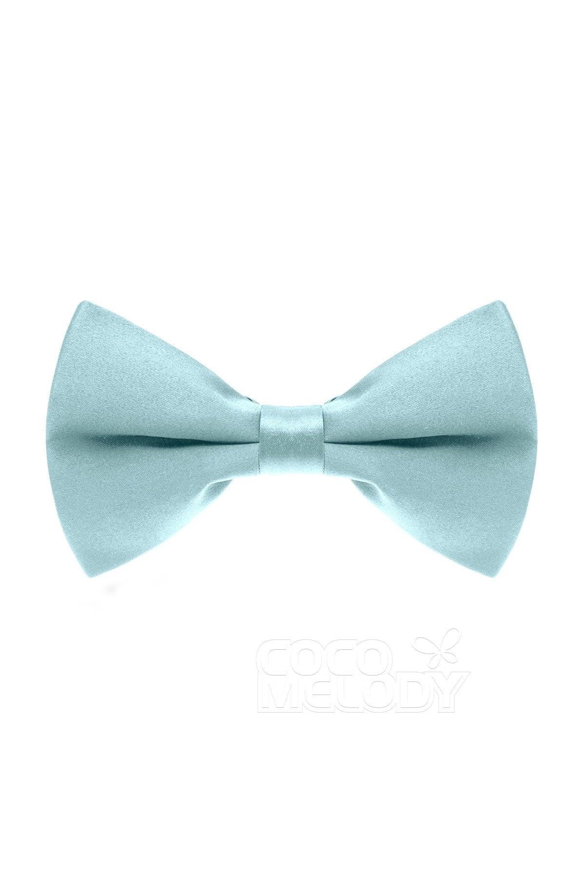 Men's Elastic Silk Like Satin Bow Ties CZ170016 - COCOMELODY