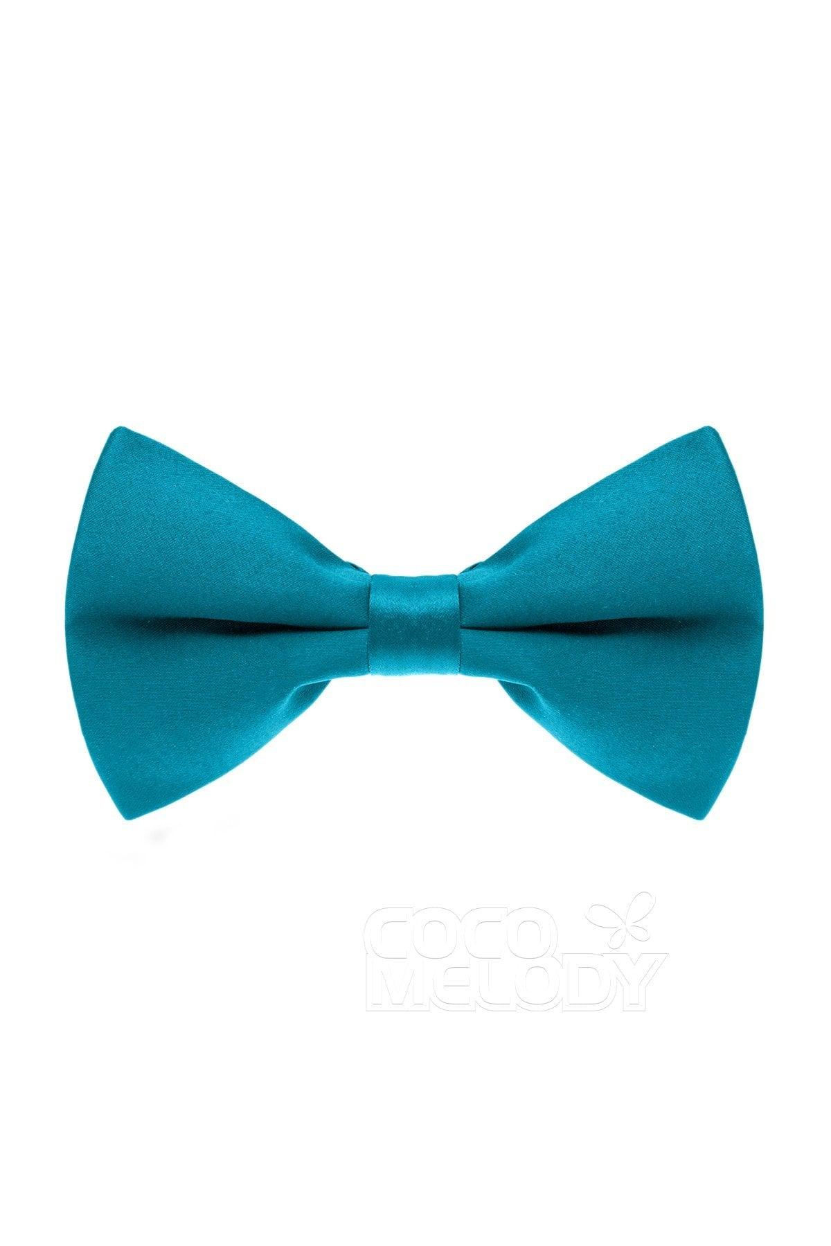 Men's Elastic Silk Like Satin Bow Ties CZ170016 - COCOMELODY