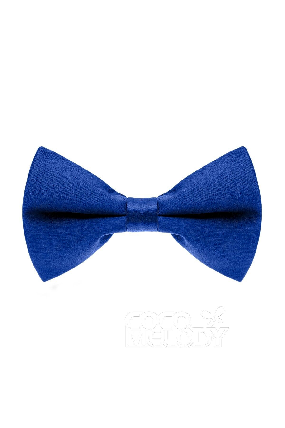 Men's Elastic Silk Like Satin Bow Ties CZ170016 - COCOMELODY