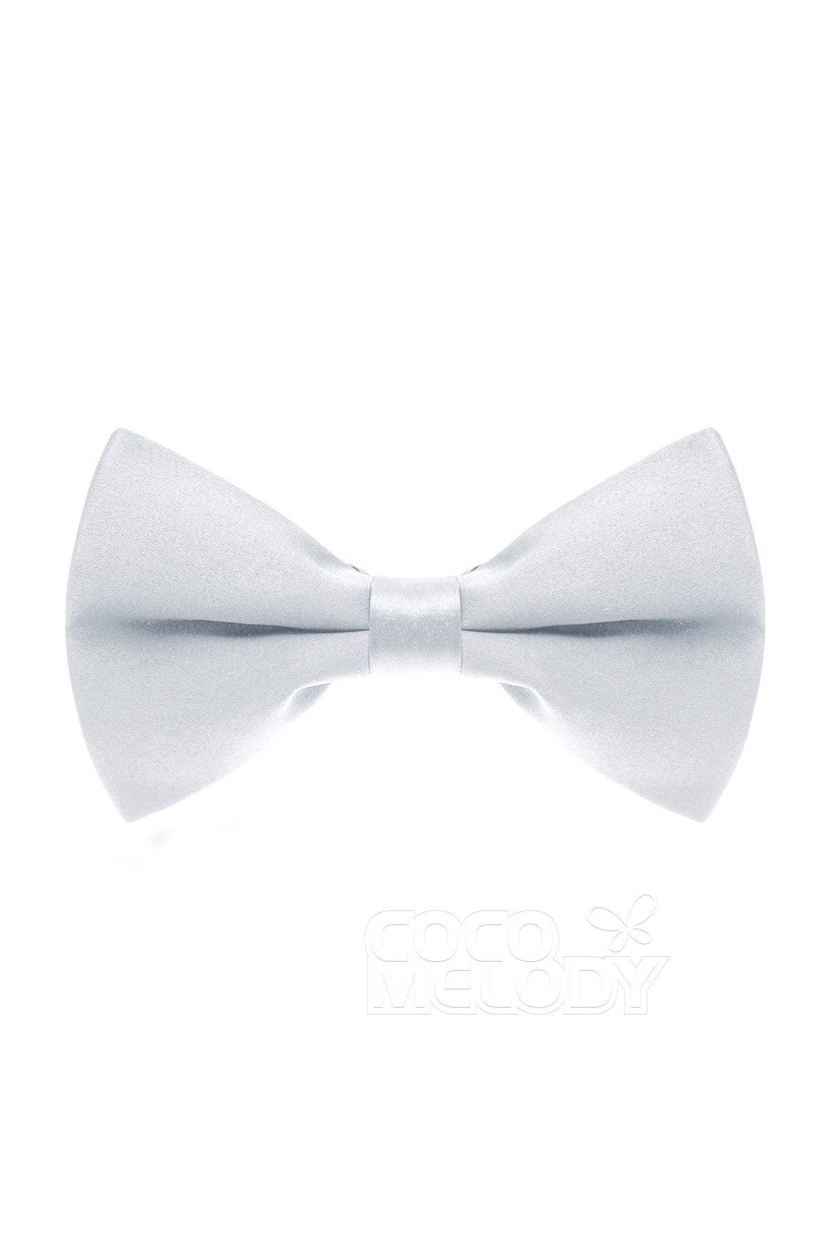 Men's Elastic Silk Like Satin Bow Ties CZ170016 - COCOMELODY