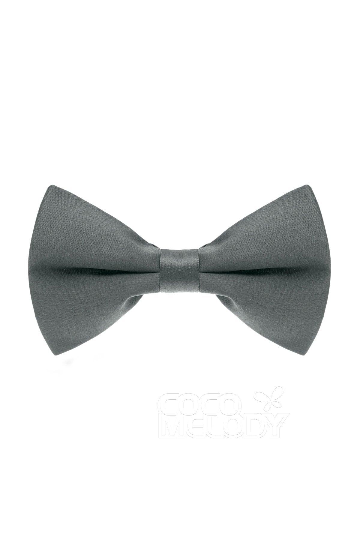 Men's Elastic Silk Like Satin Bow Ties CZ170016 - COCOMELODY