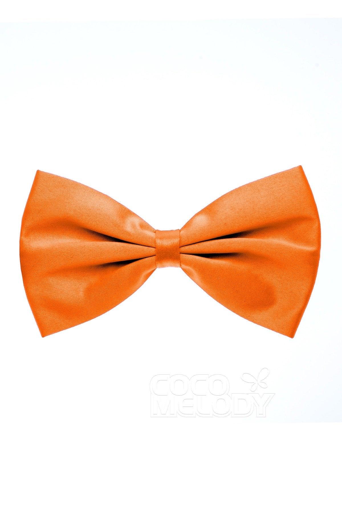 Men's Elastic Silk Like Satin Bow Ties CZ170017 - COCOMELODY