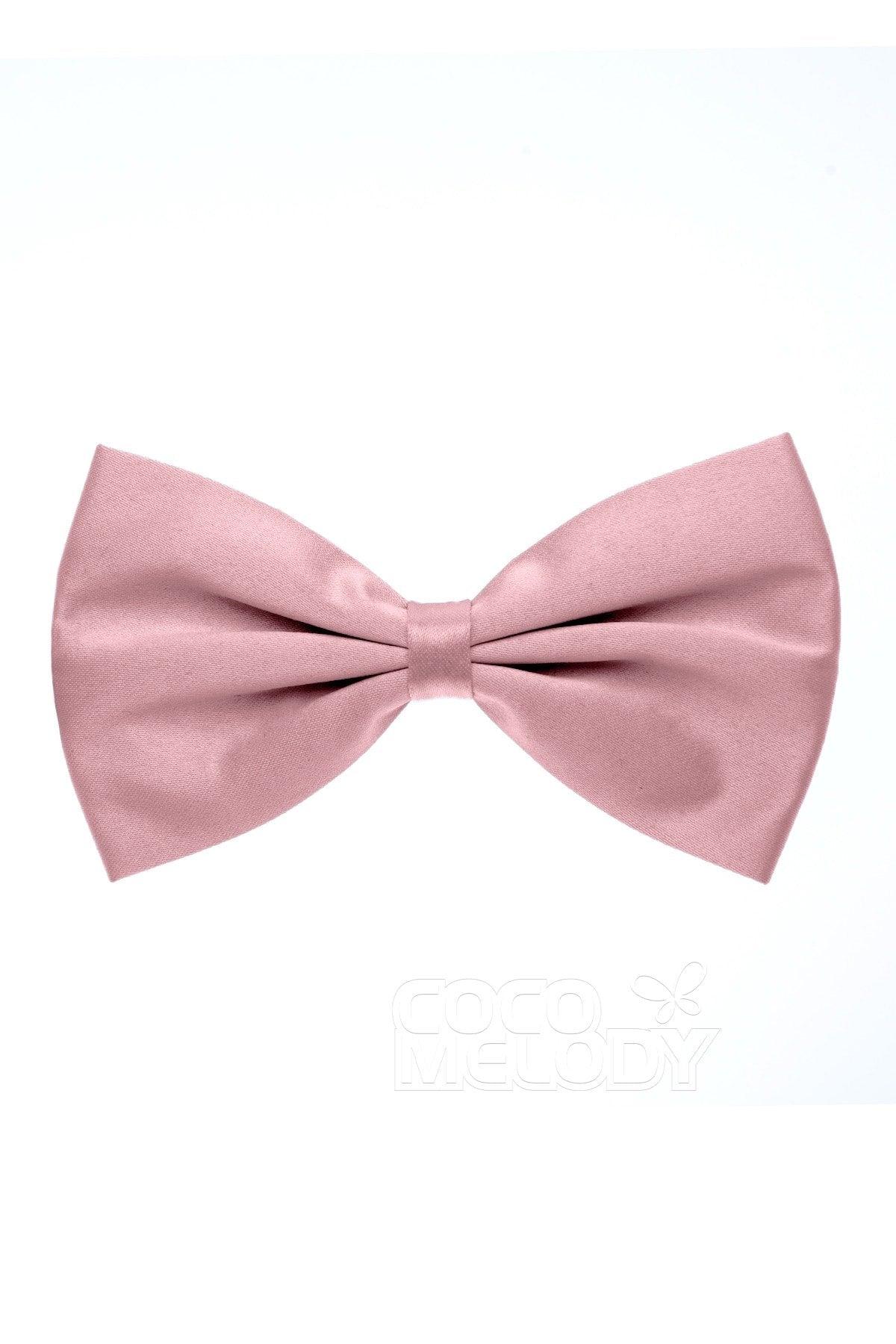 Men's Elastic Silk Like Satin Bow Ties CZ170017 - COCOMELODY