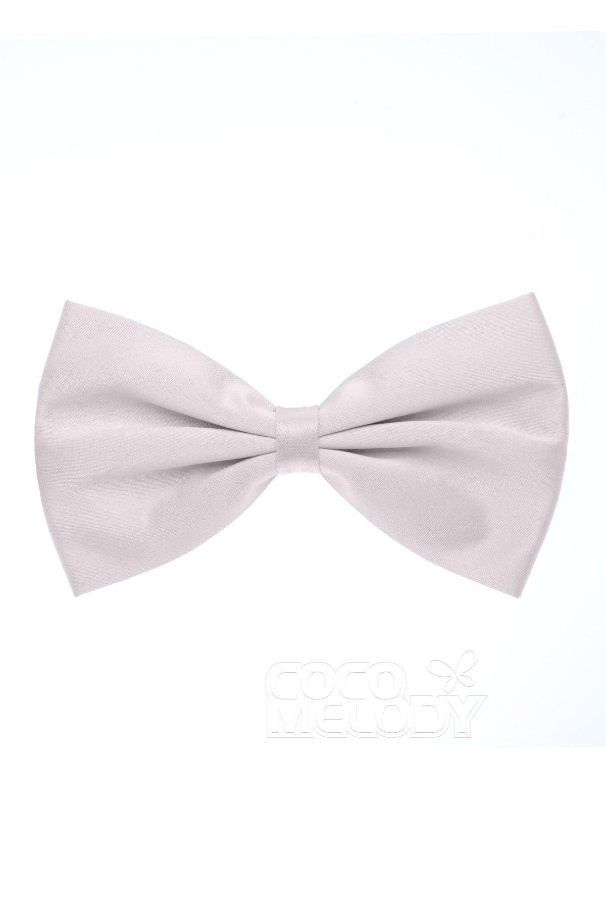 Men's Elastic Silk Like Satin Bow Ties CZ170017 - COCOMELODY