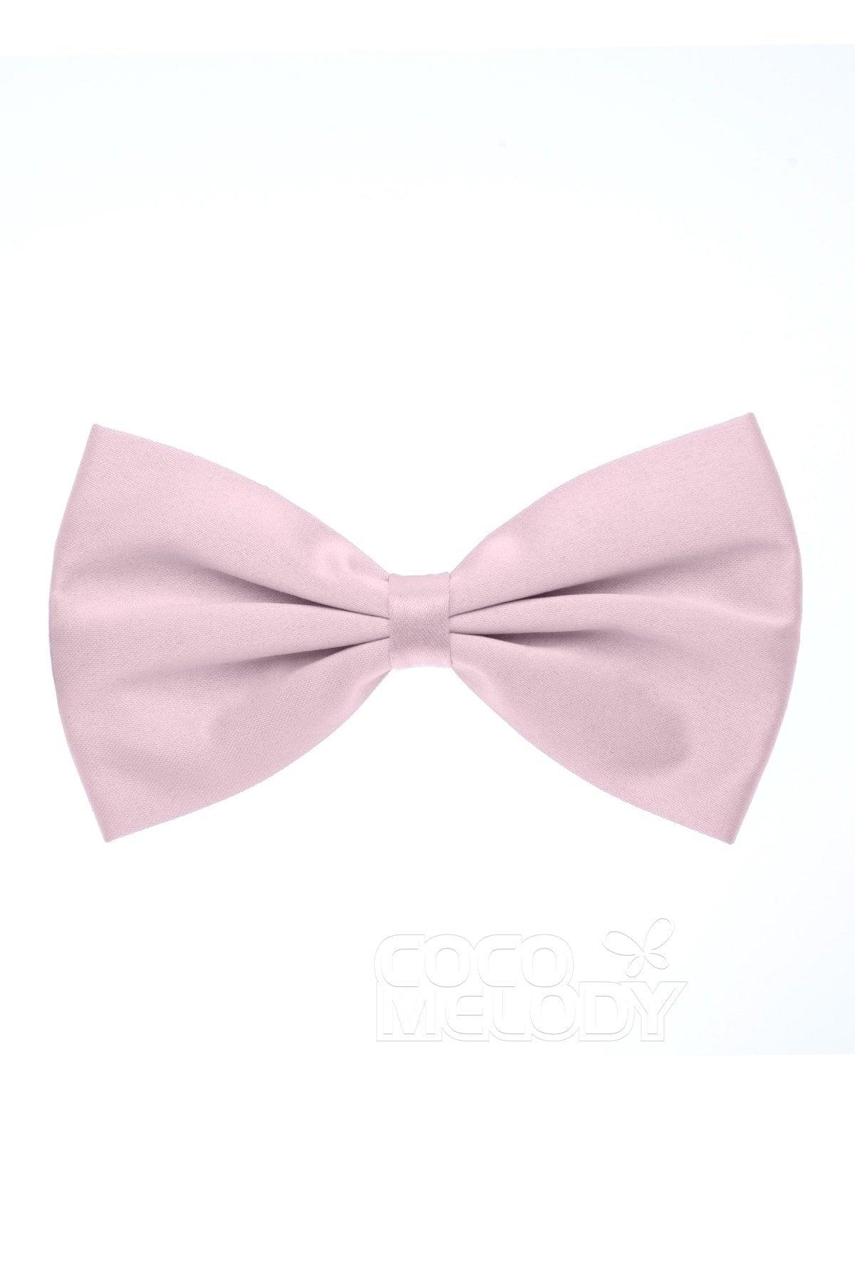 Men's Elastic Silk Like Satin Bow Ties CZ170017 - COCOMELODY
