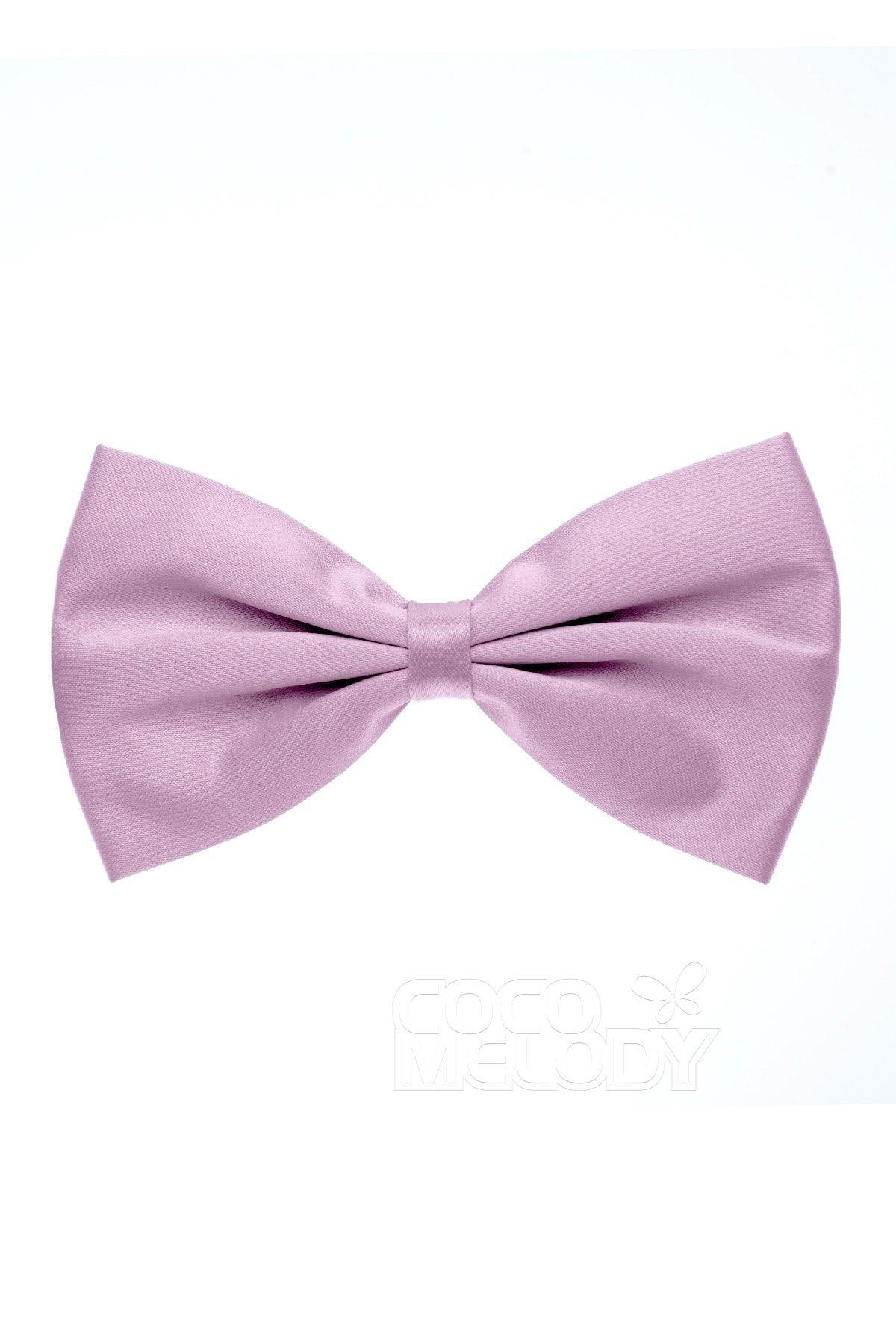 Men's Elastic Silk Like Satin Bow Ties CZ170017 - COCOMELODY