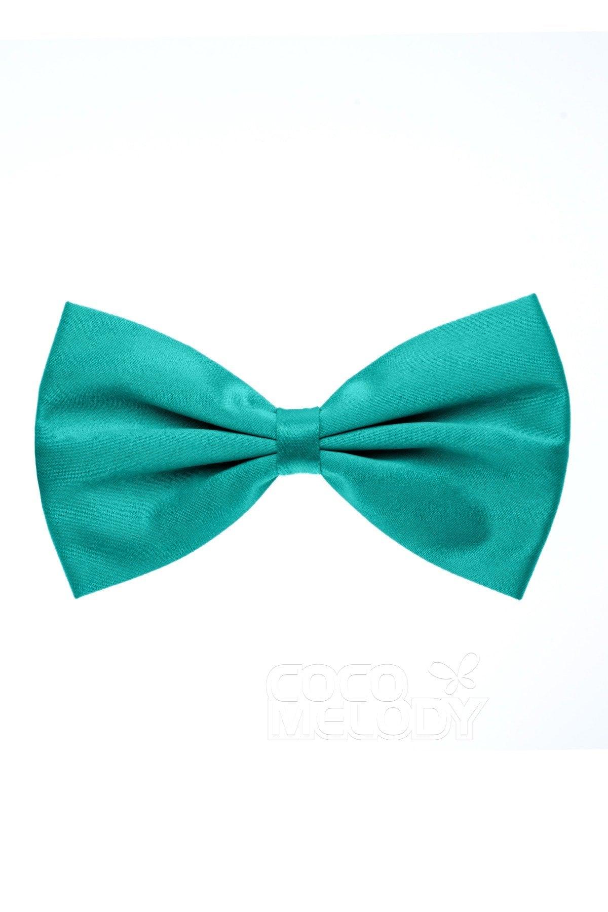 Men's Elastic Silk Like Satin Bow Ties CZ170017 - COCOMELODY