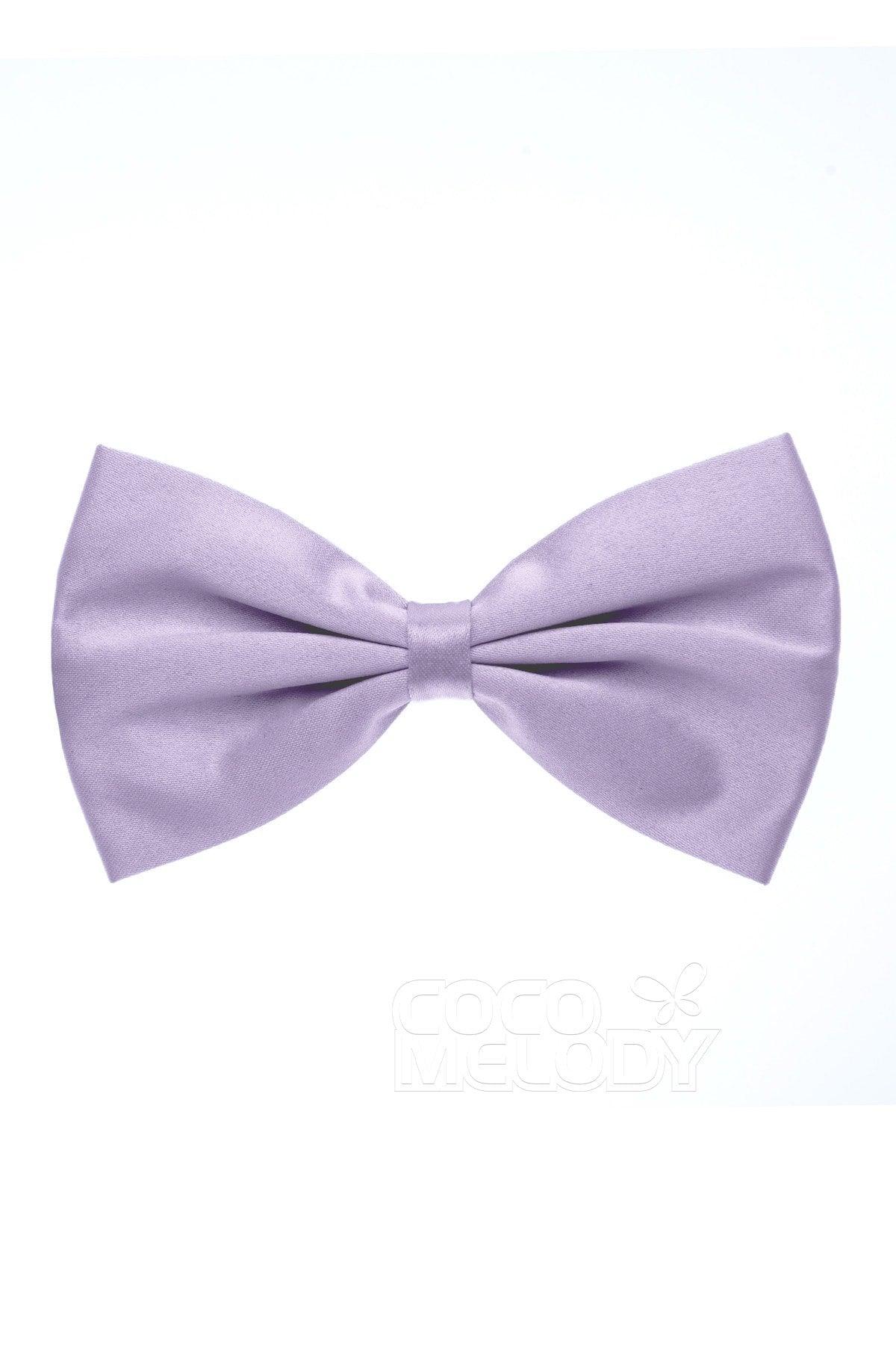 Men's Elastic Silk Like Satin Bow Ties CZ170017 - COCOMELODY