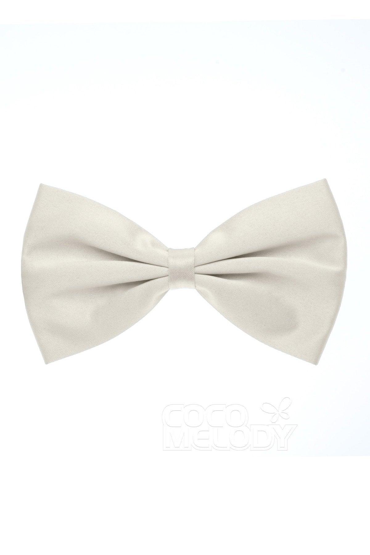 Men's Elastic Silk Like Satin Bow Ties CZ170017 - COCOMELODY