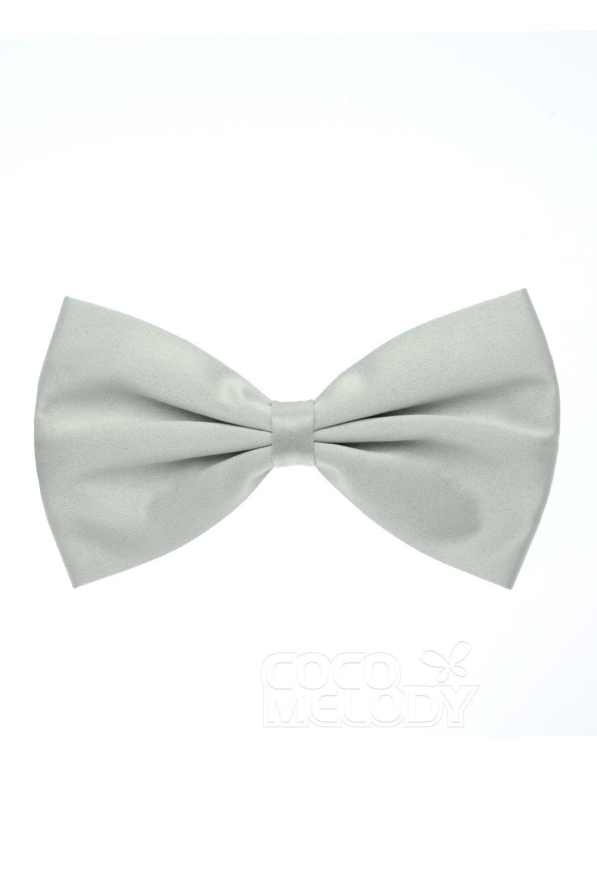 Men's Elastic Silk Like Satin Bow Ties CZ170017 - COCOMELODY