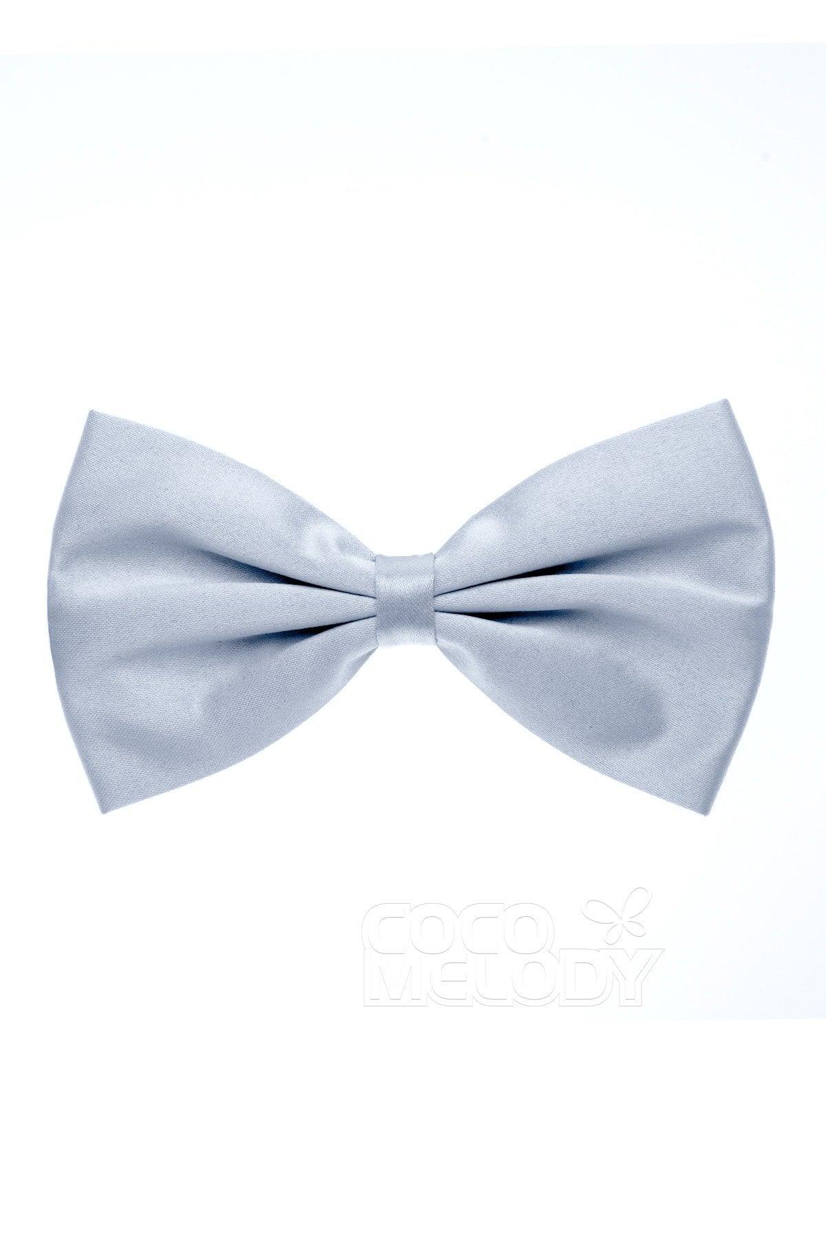 Men's Elastic Silk Like Satin Bow Ties CZ170017 - COCOMELODY