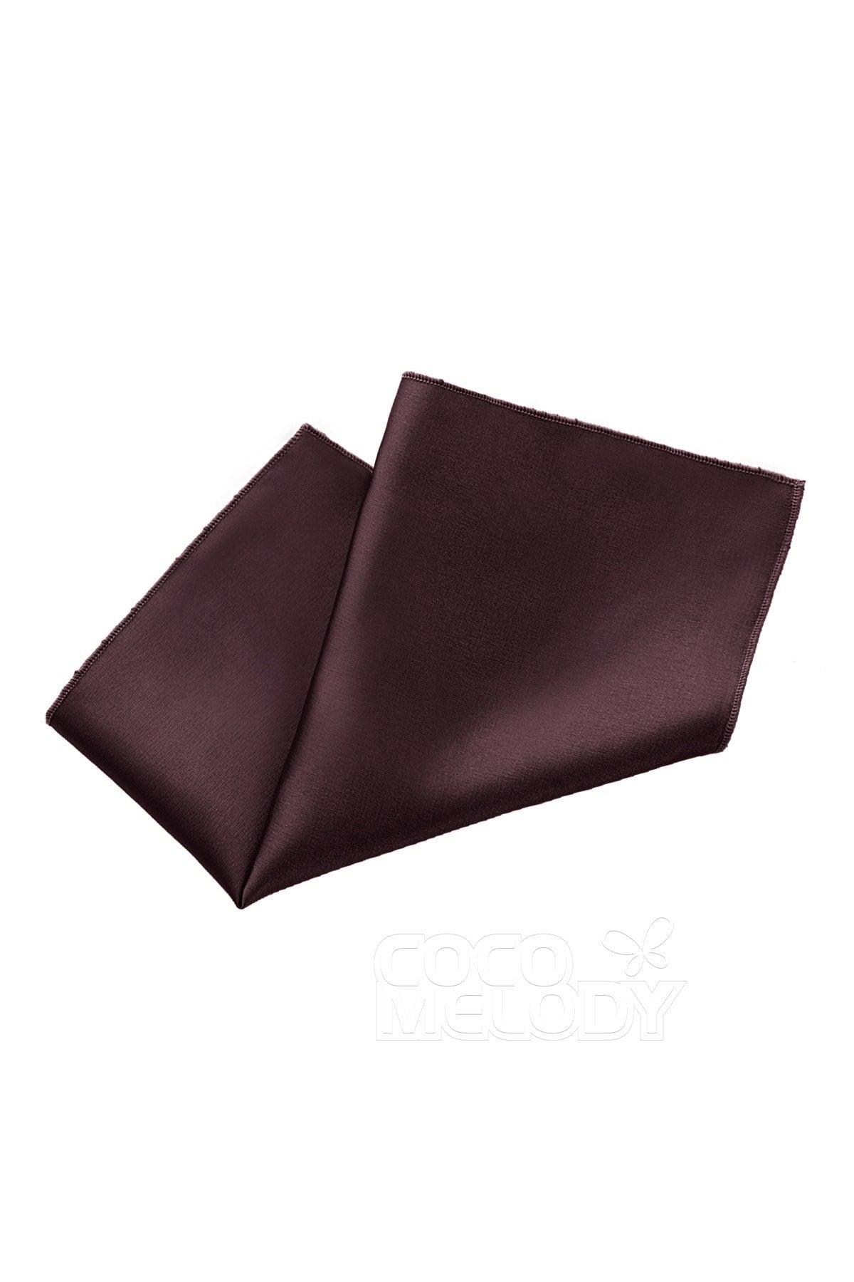 Elastic Silk Like Satin Pocket Square CZ170019 - COCOMELODY