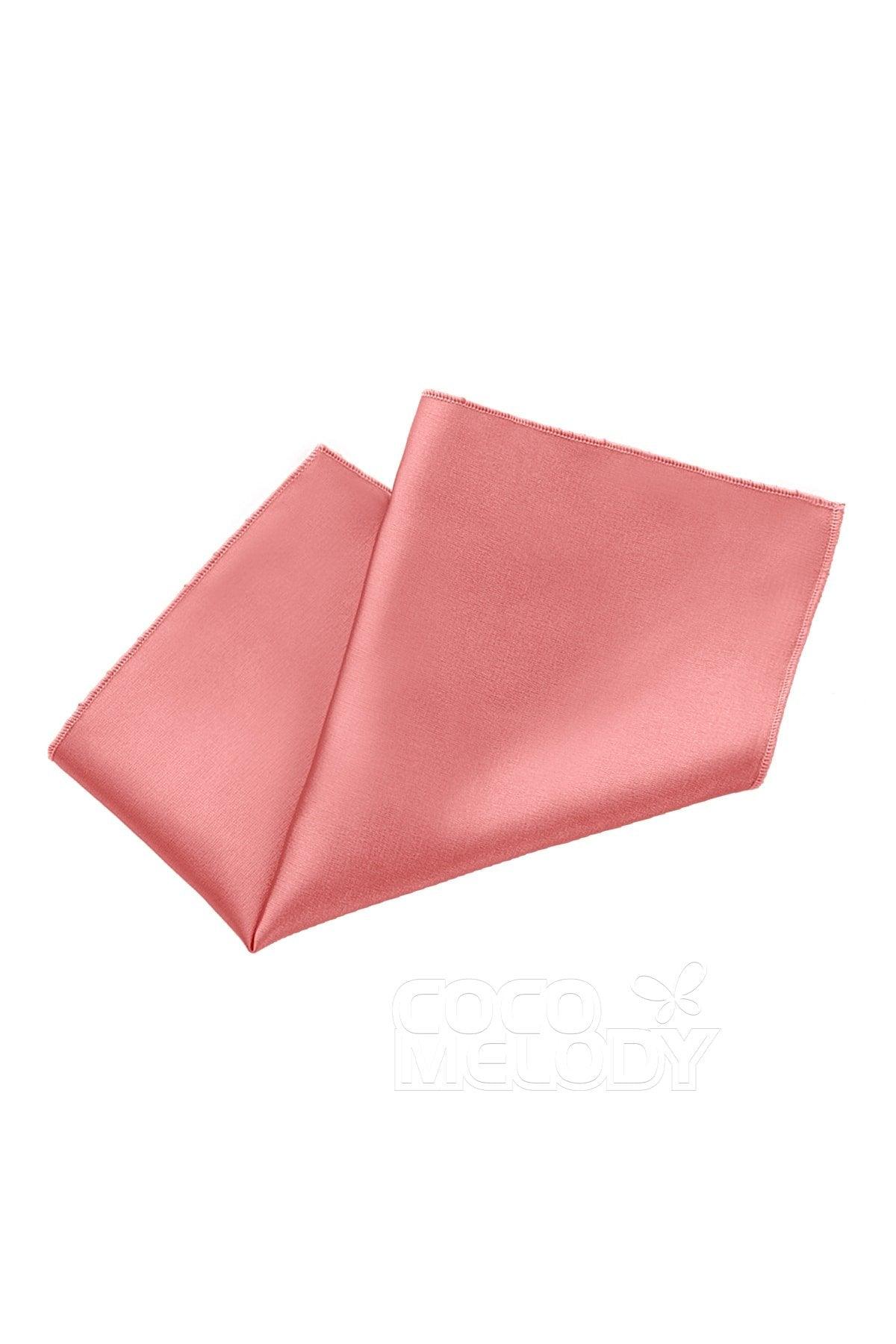 Elastic Silk Like Satin Pocket Square CZ170019 - COCOMELODY