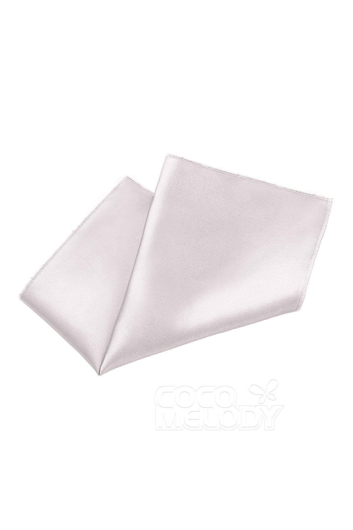 Elastic Silk Like Satin Pocket Square CZ170019 - COCOMELODY
